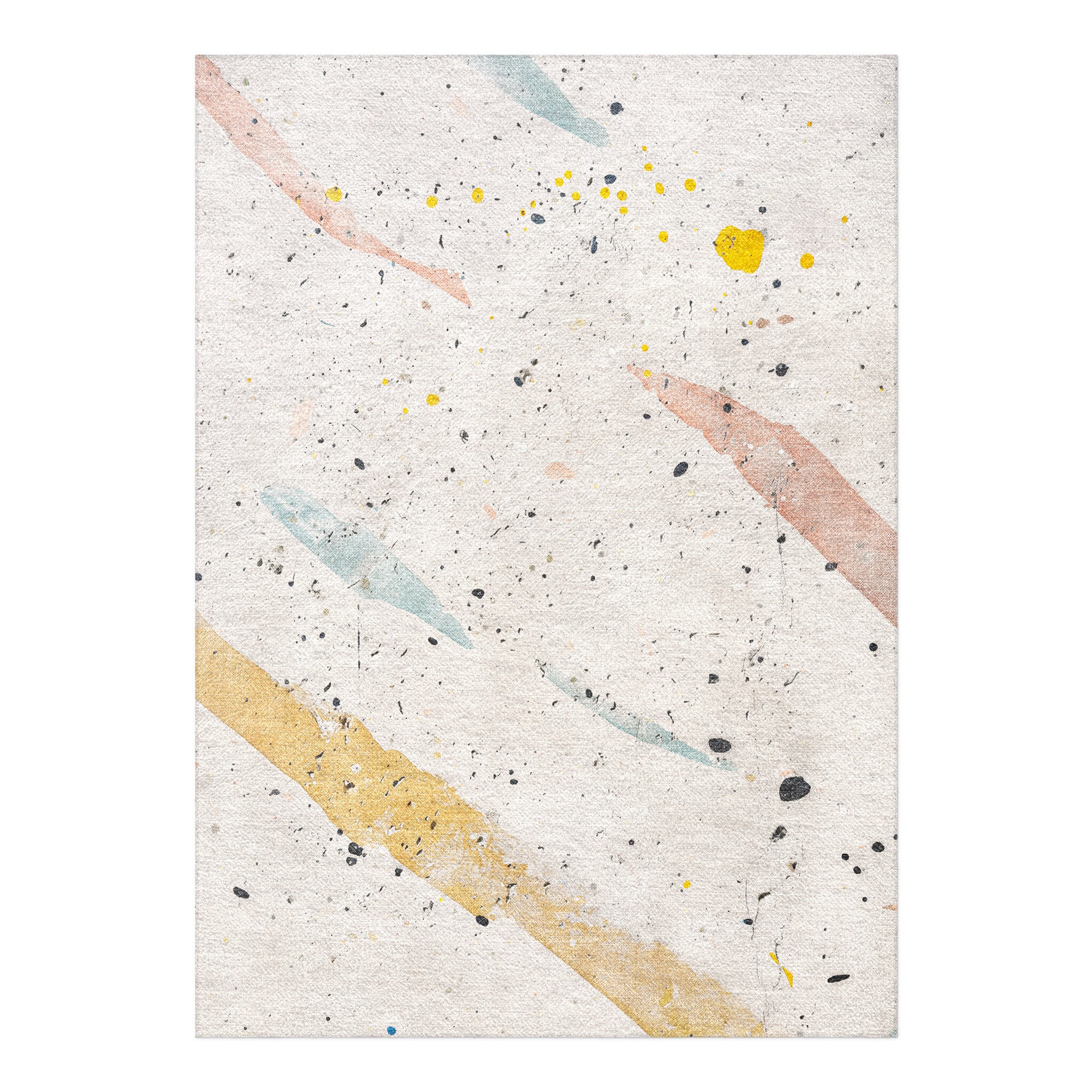 Stephanie Ivory Splatter in 7x5ft Size