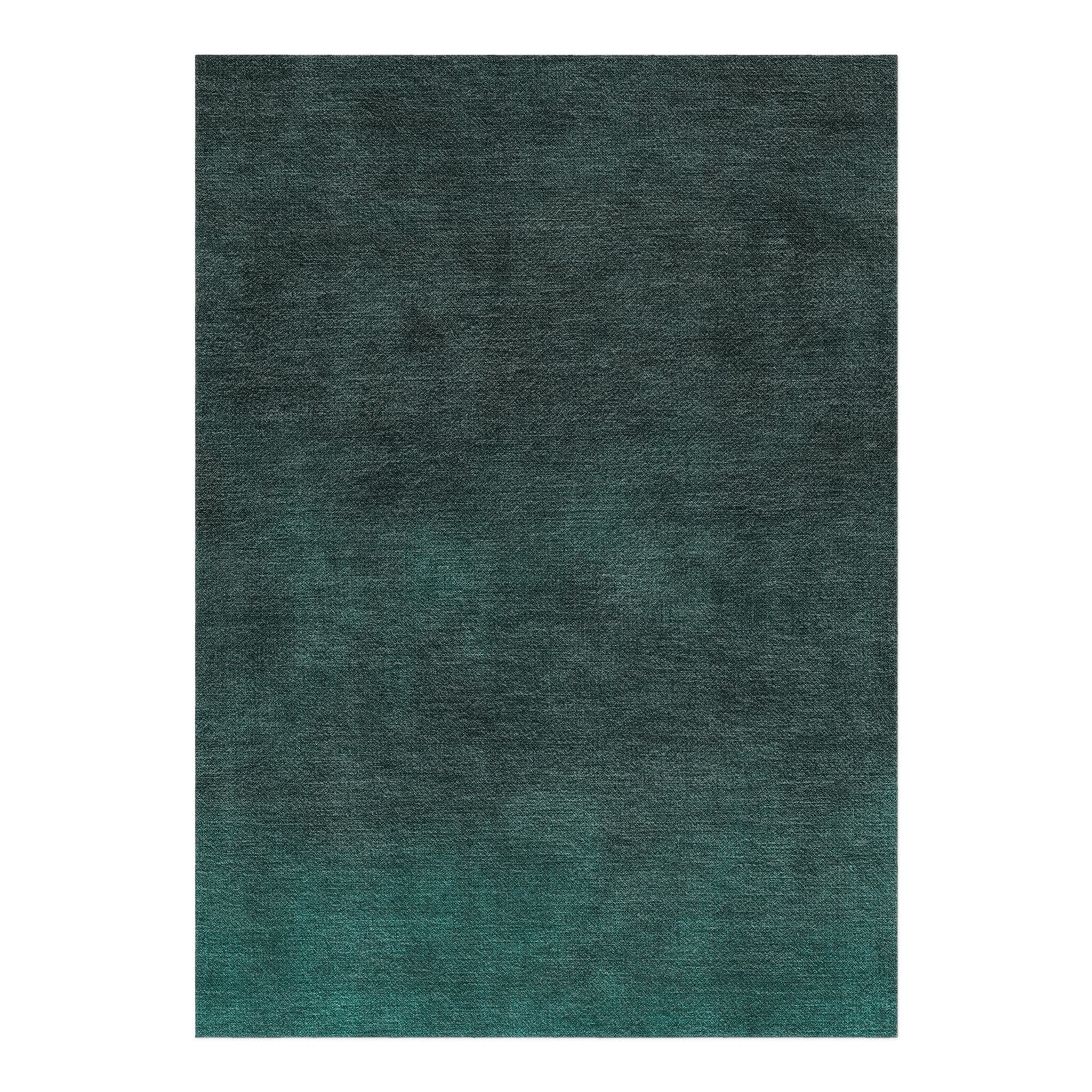 Keanu Watercolor Deep Teal Ombre in 7x5ft Size