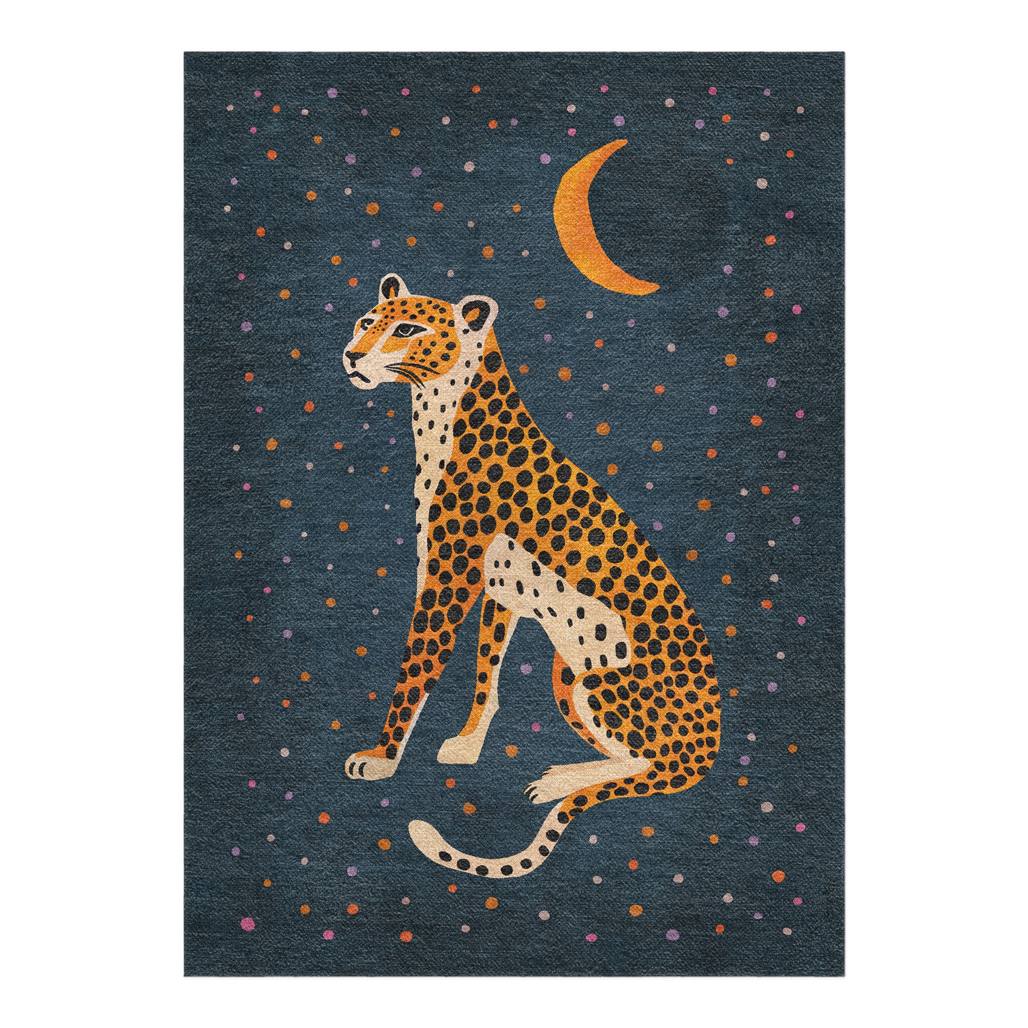 Night Cheetah in 7x5ft Size