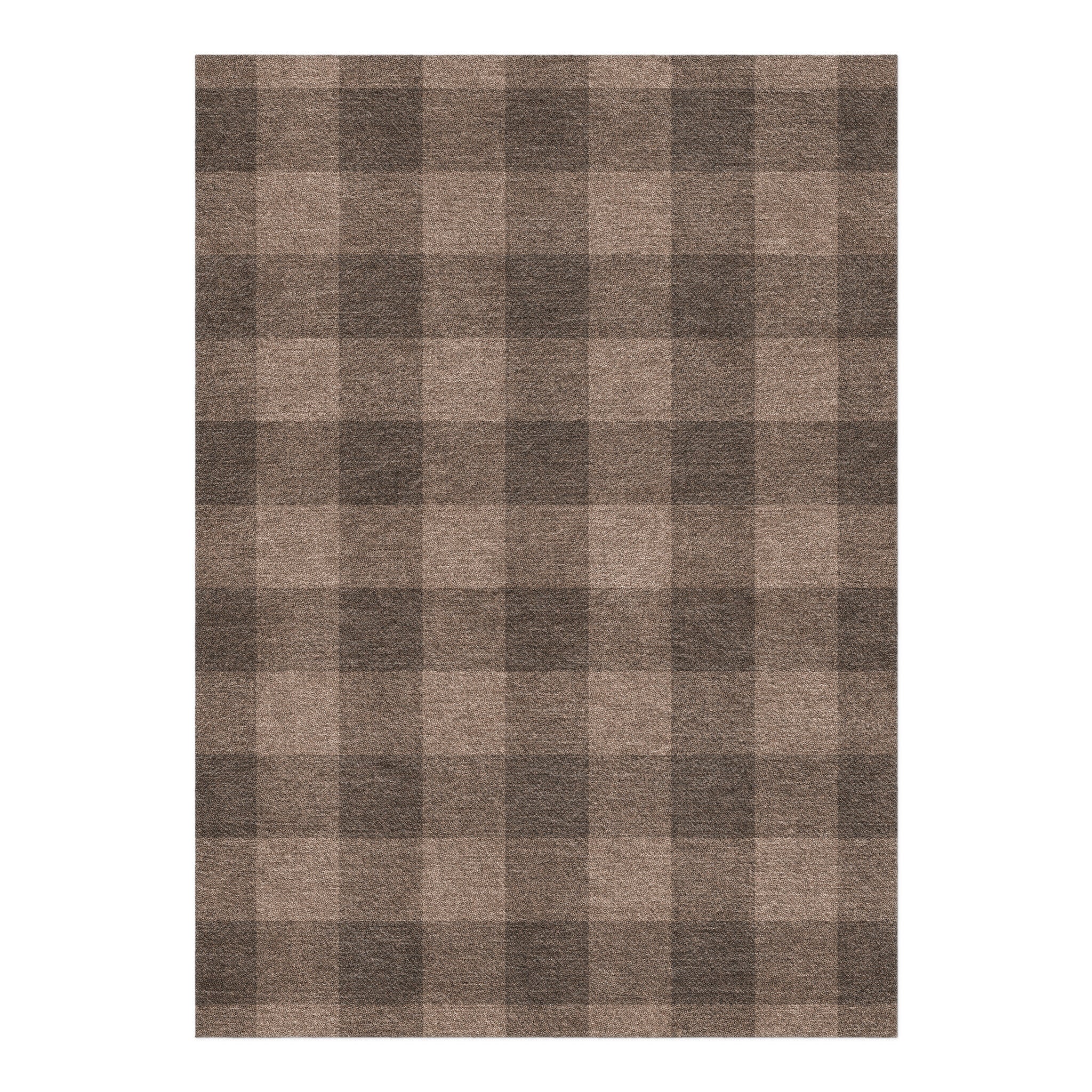 Buffalo Plaid Dark Cedar Brown in 5' x 7' Size