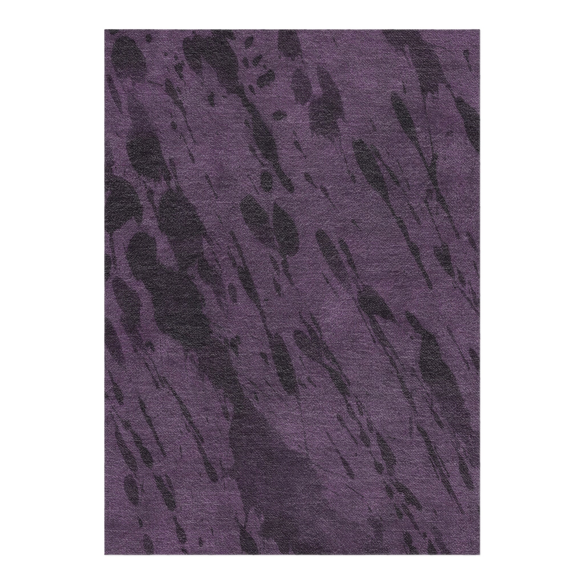 Hurley Splatter Dye Purple in 7x5ft Size