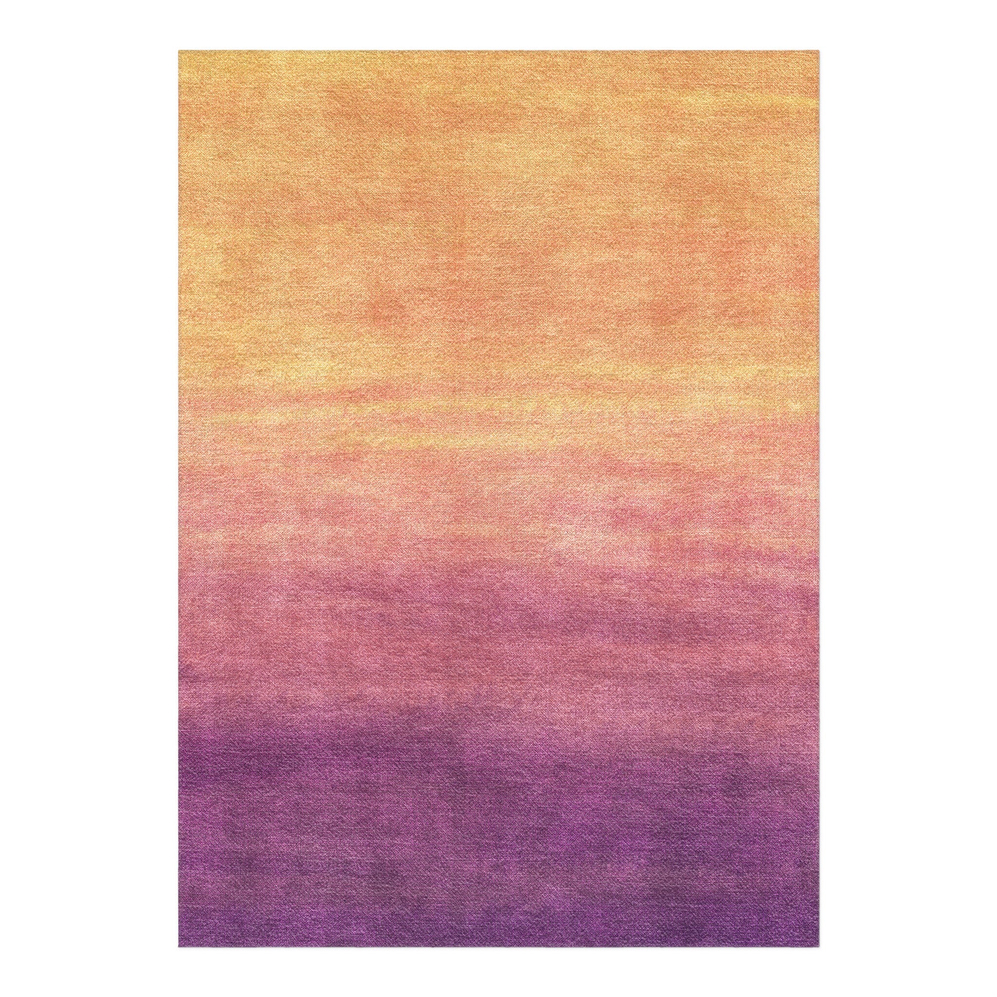 Imogen Watercolor Orange & Purple Ombre in 7x5ft Size