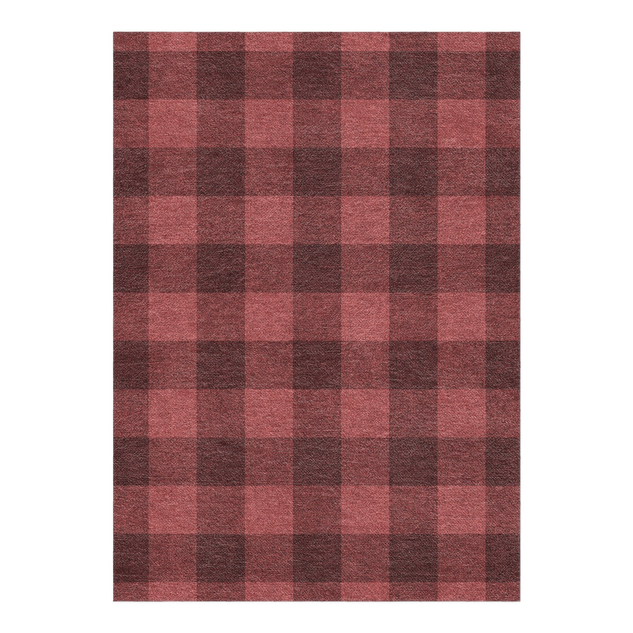 Buffalo Plaid Deep Red in 5' x 7' Size