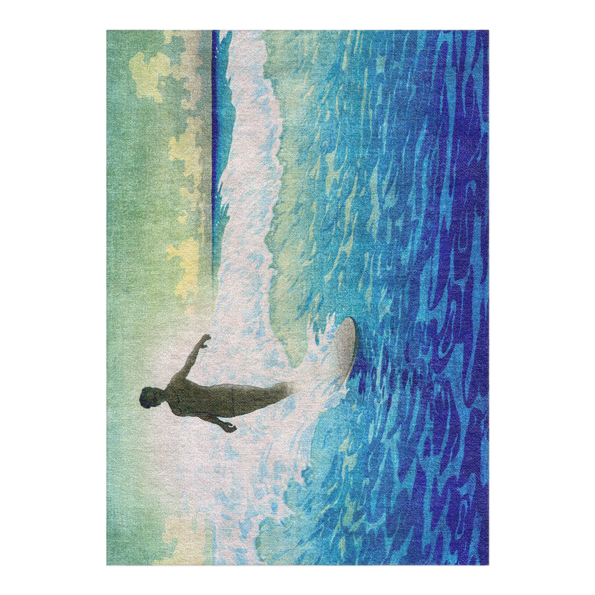 Hawaii Surfer by Charles Bartlett in 7x5ft Size