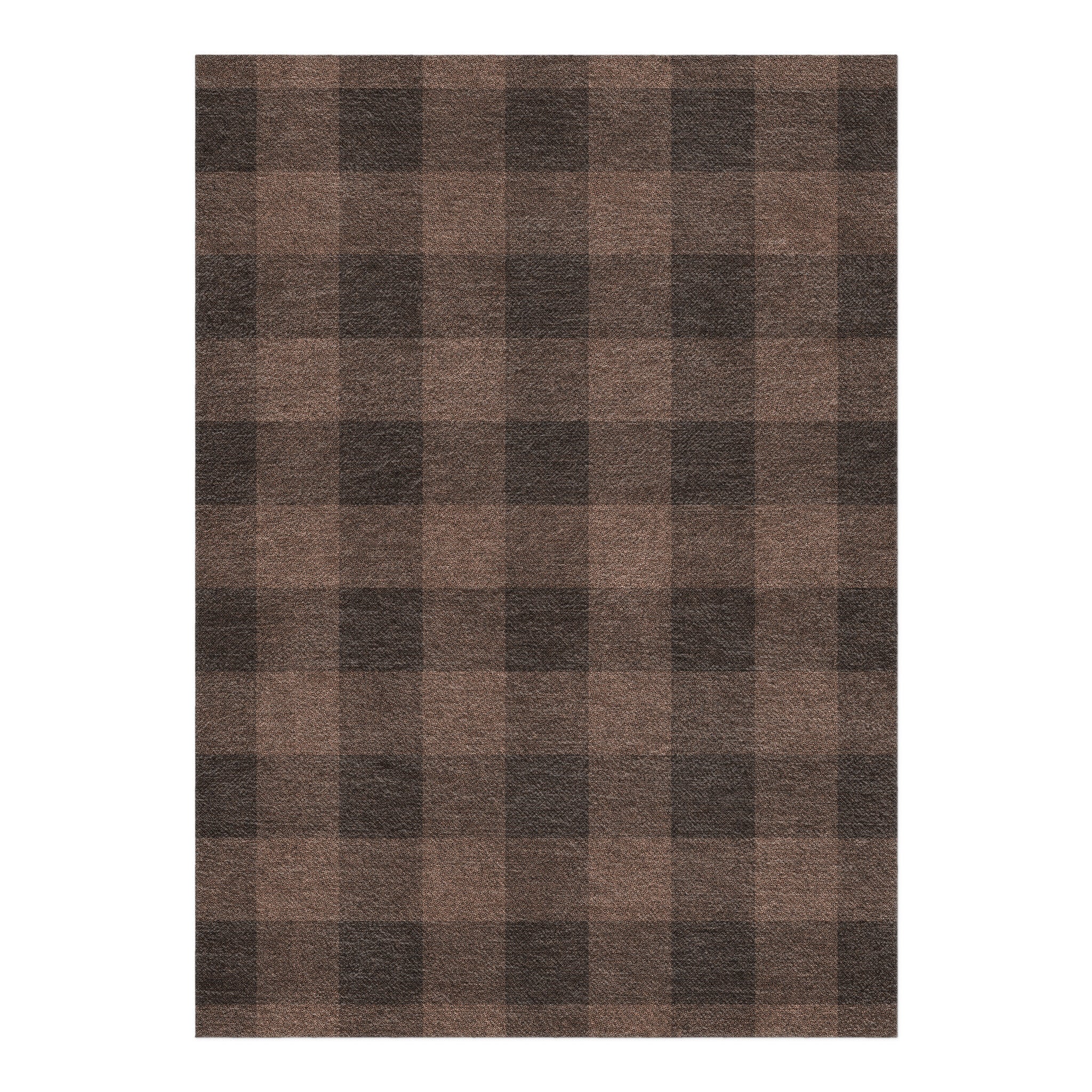 Buffalo Plaid Hickory Brown in 5' x 7' Size