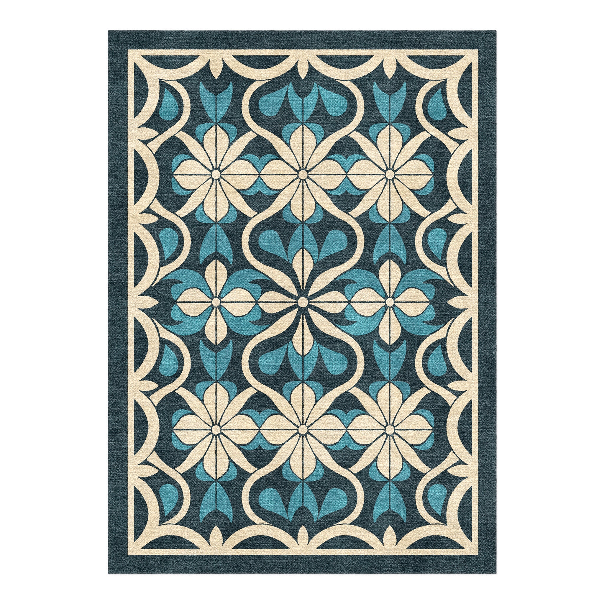 Mattheo Blue & Ivory in 7x5ft Size