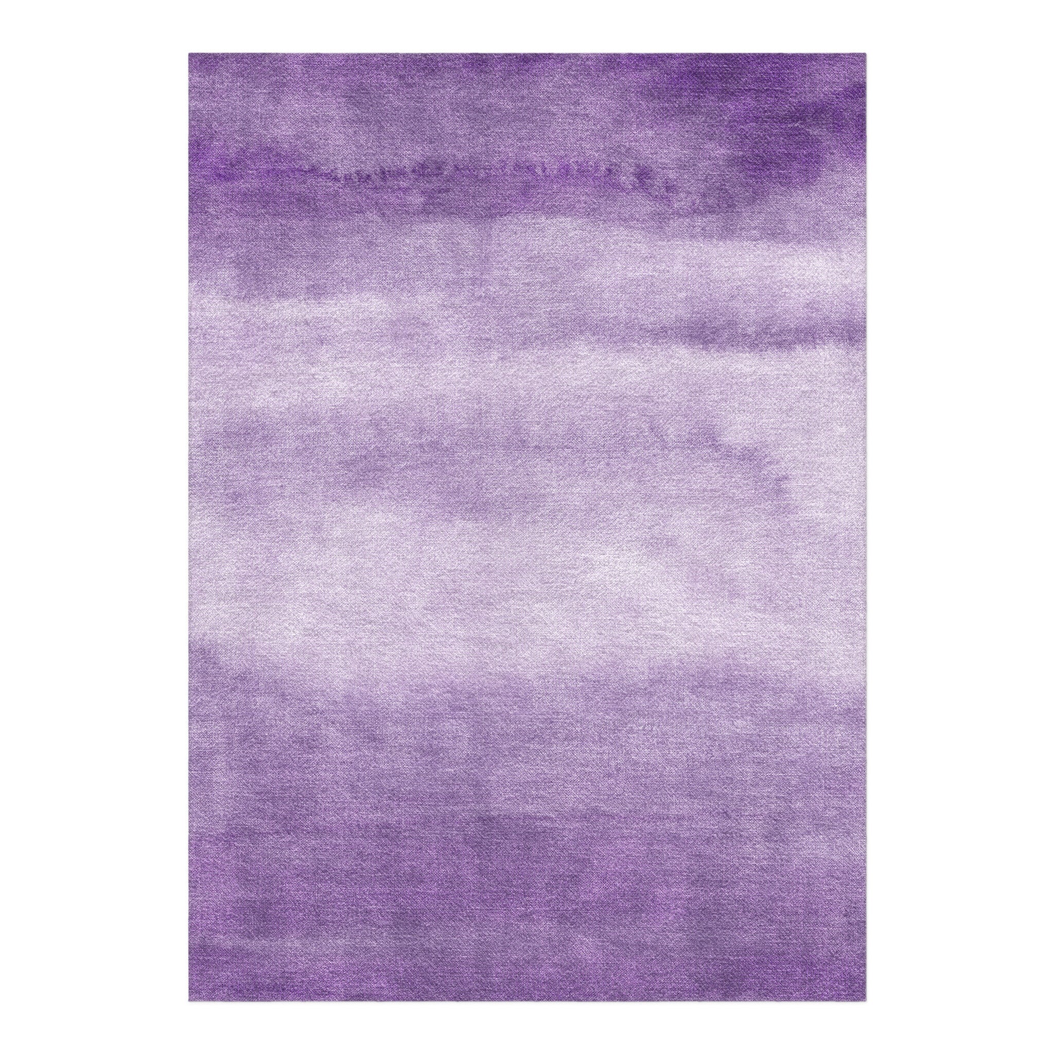 Jacinda Watercolor Purple Ombre in 7x5ft Size