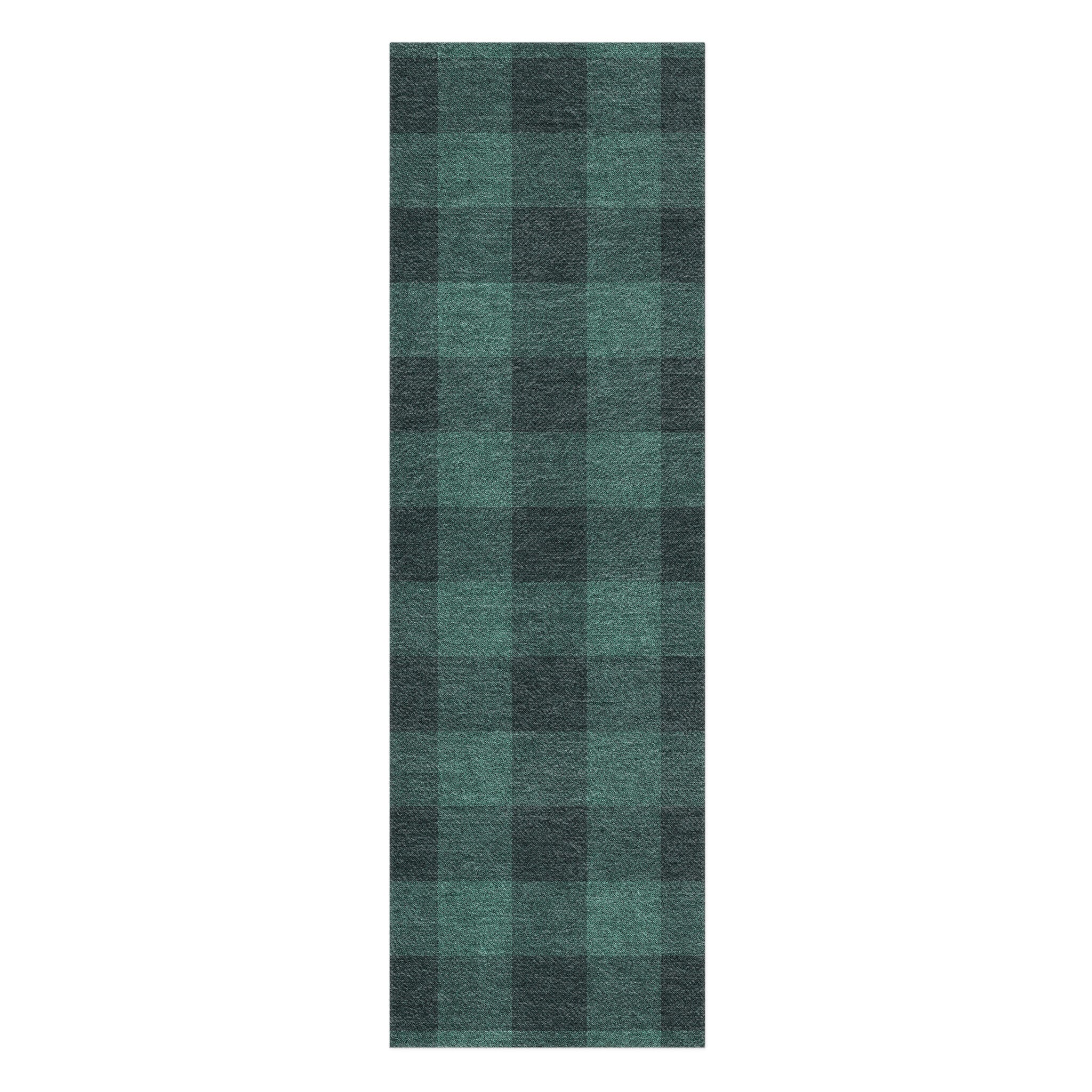 Buffalo Plaid Forest Green in 2.5' x 8' Runner Size