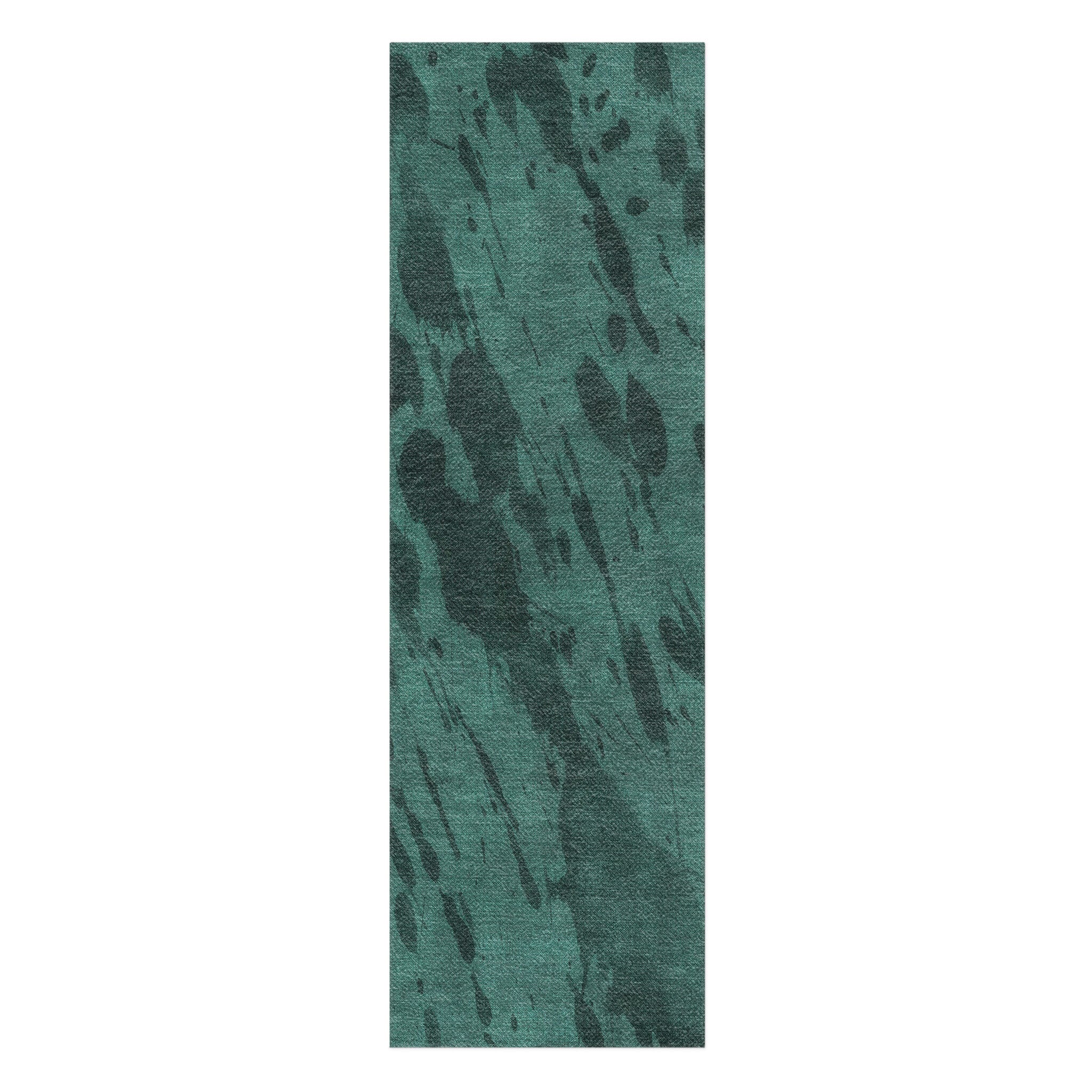 Hurley Splatter Dye Teal in 8x2 5ft Size