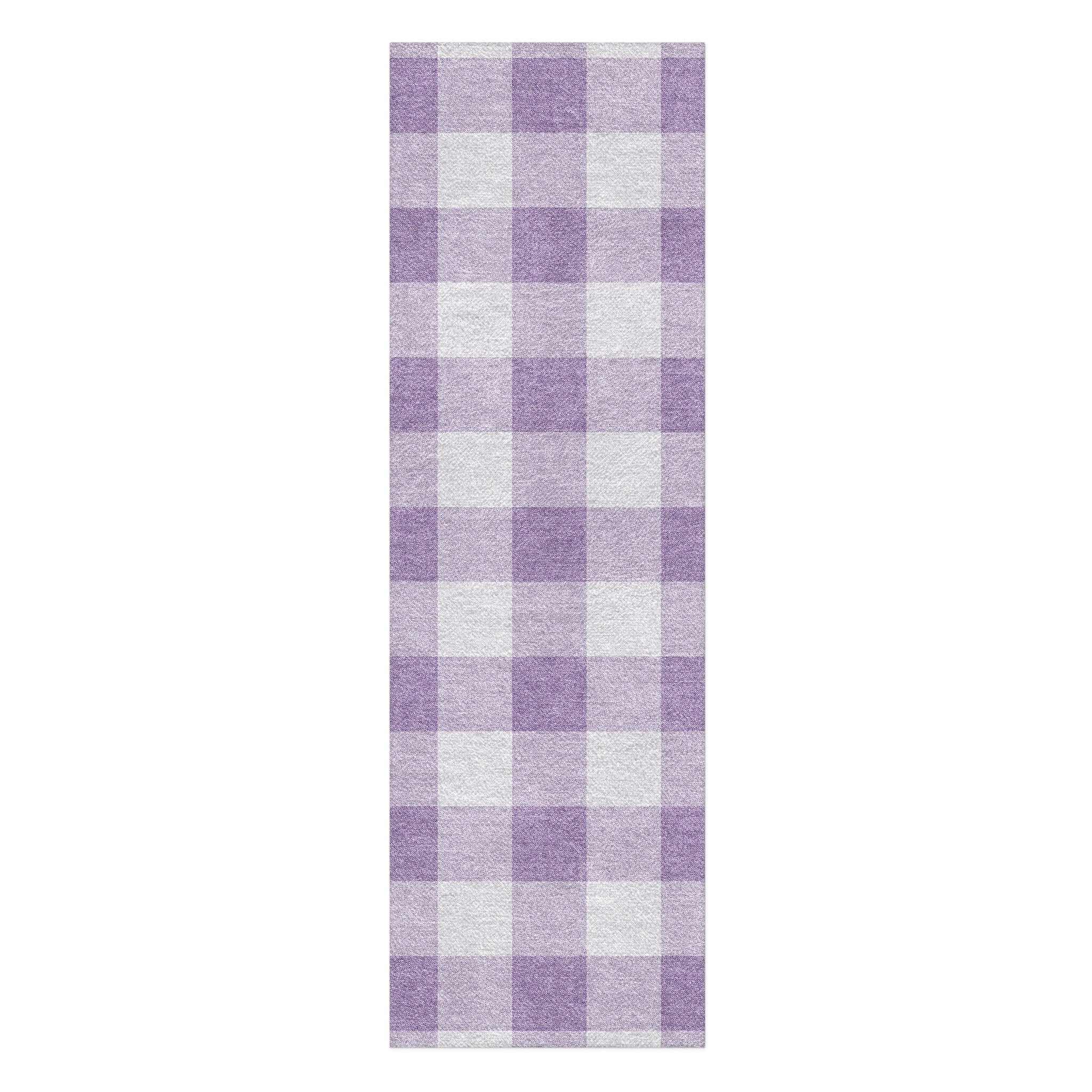 Buffalo Plaid Lilac in 2.5' x 8' Runner Size