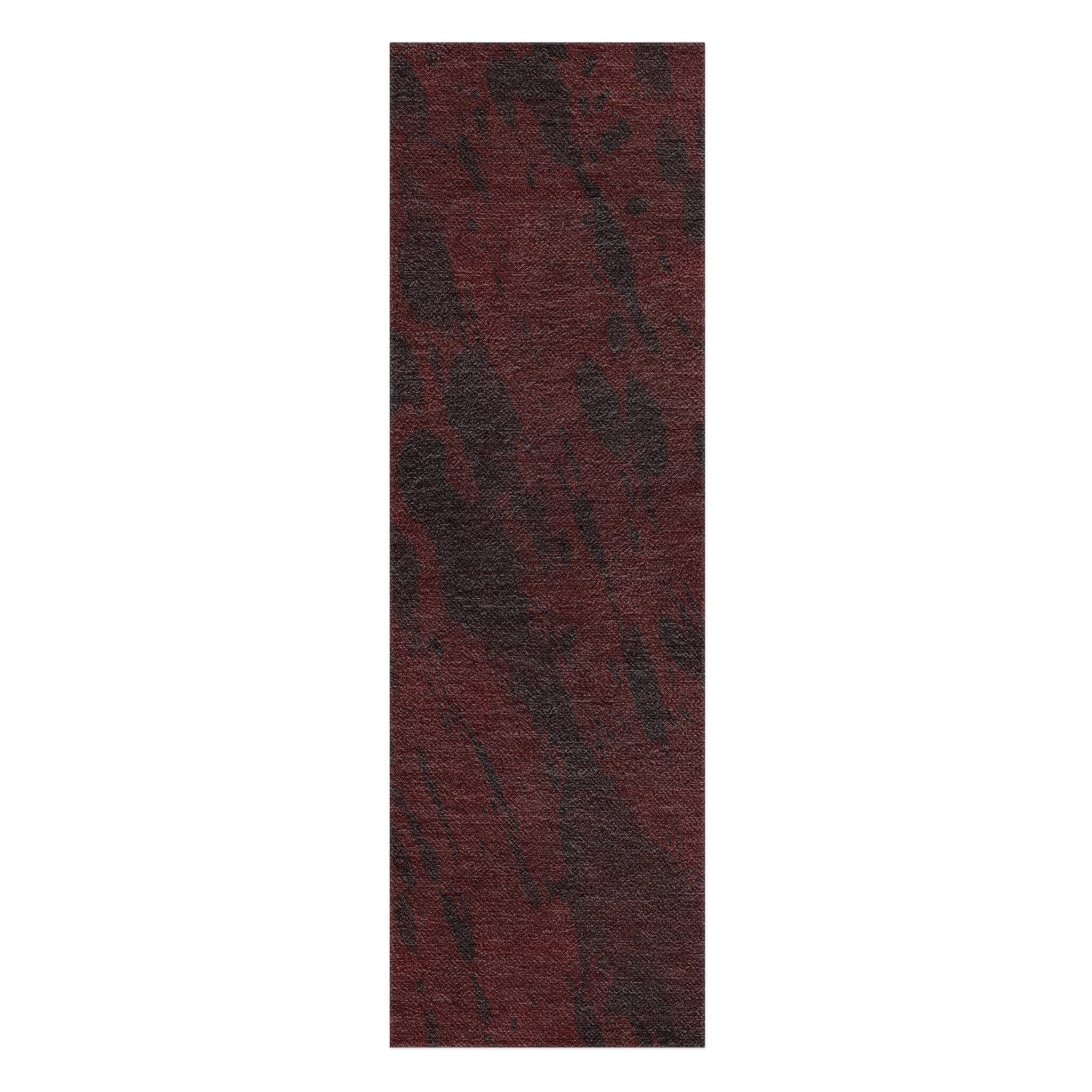 Hurley Splatter Dye Burgandy in 8x2 5ft Size