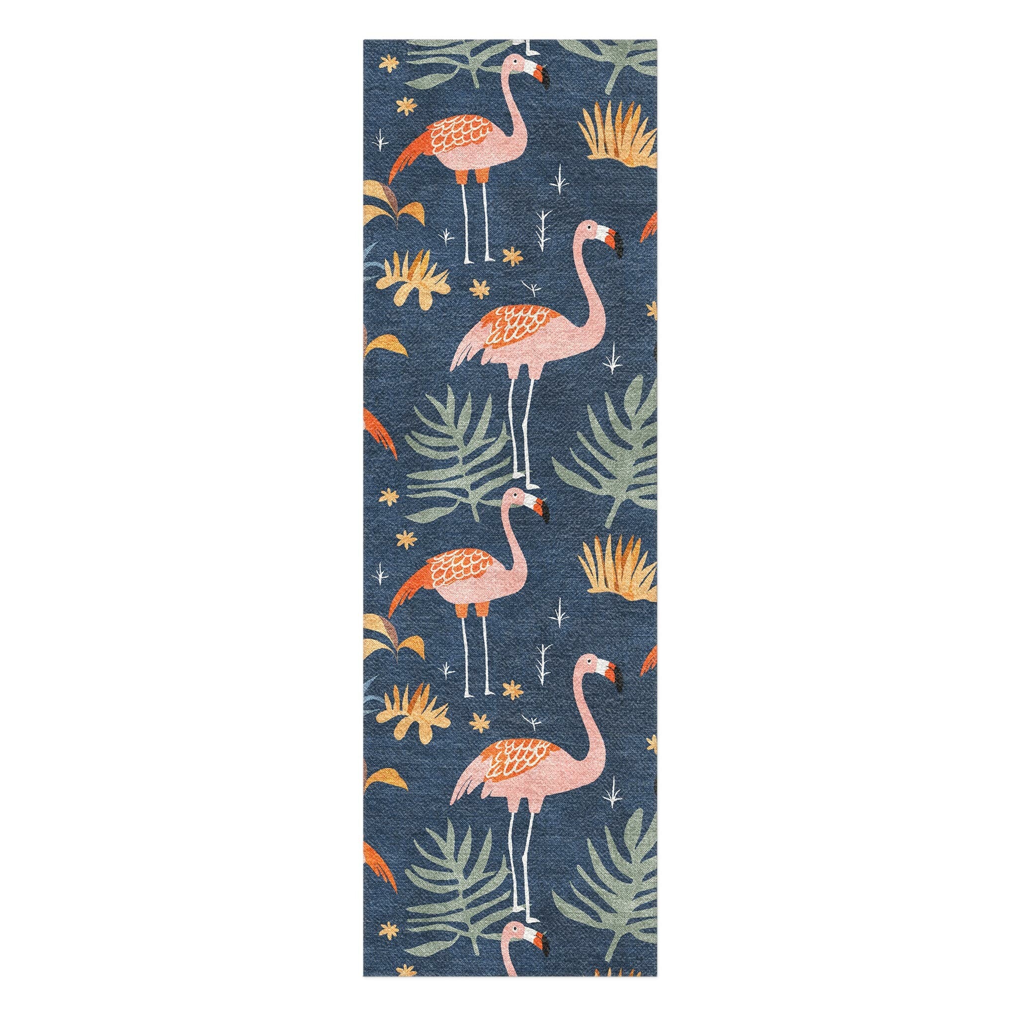 Flamingo Paradise in 2.5' x 8' Runner Size