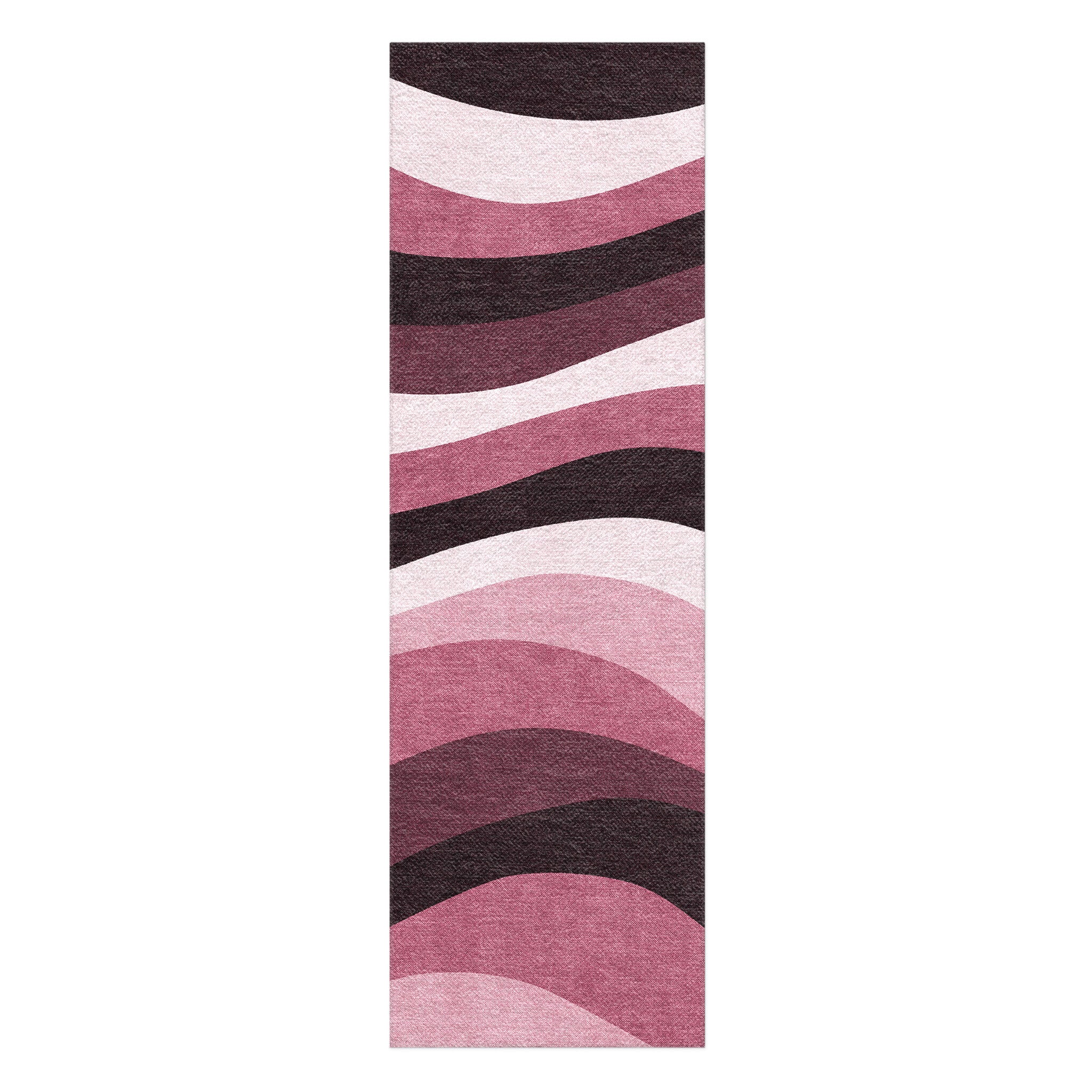 Sinuous Maroon Monochrome in 8x2 5ft Size