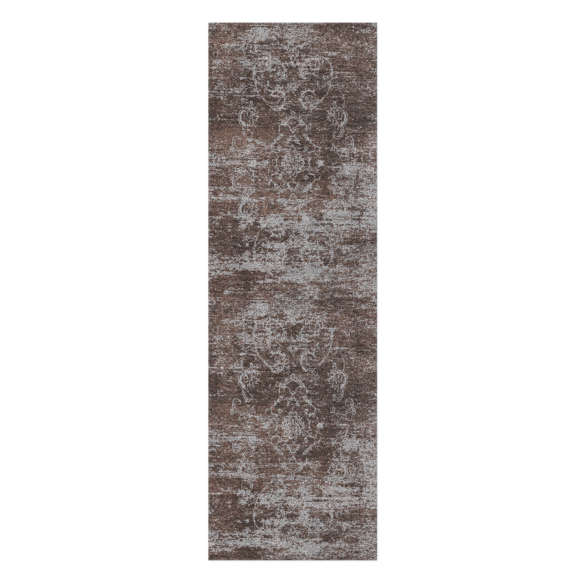 Bennett Brown & Grey in 2.5' x 8' Runner Size