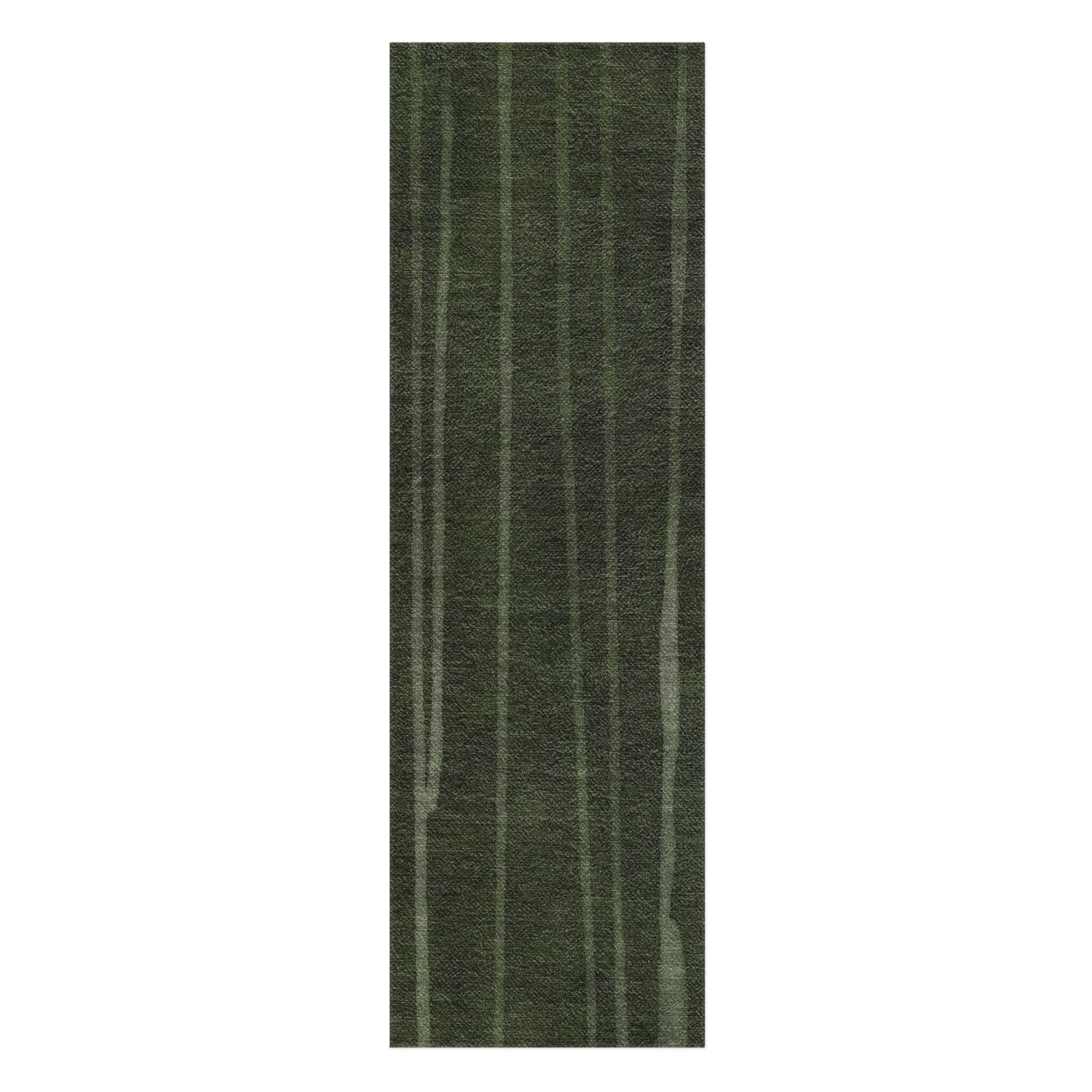 Felix Bleach Dye Olive Green in 2.5' x 8' Runner Size