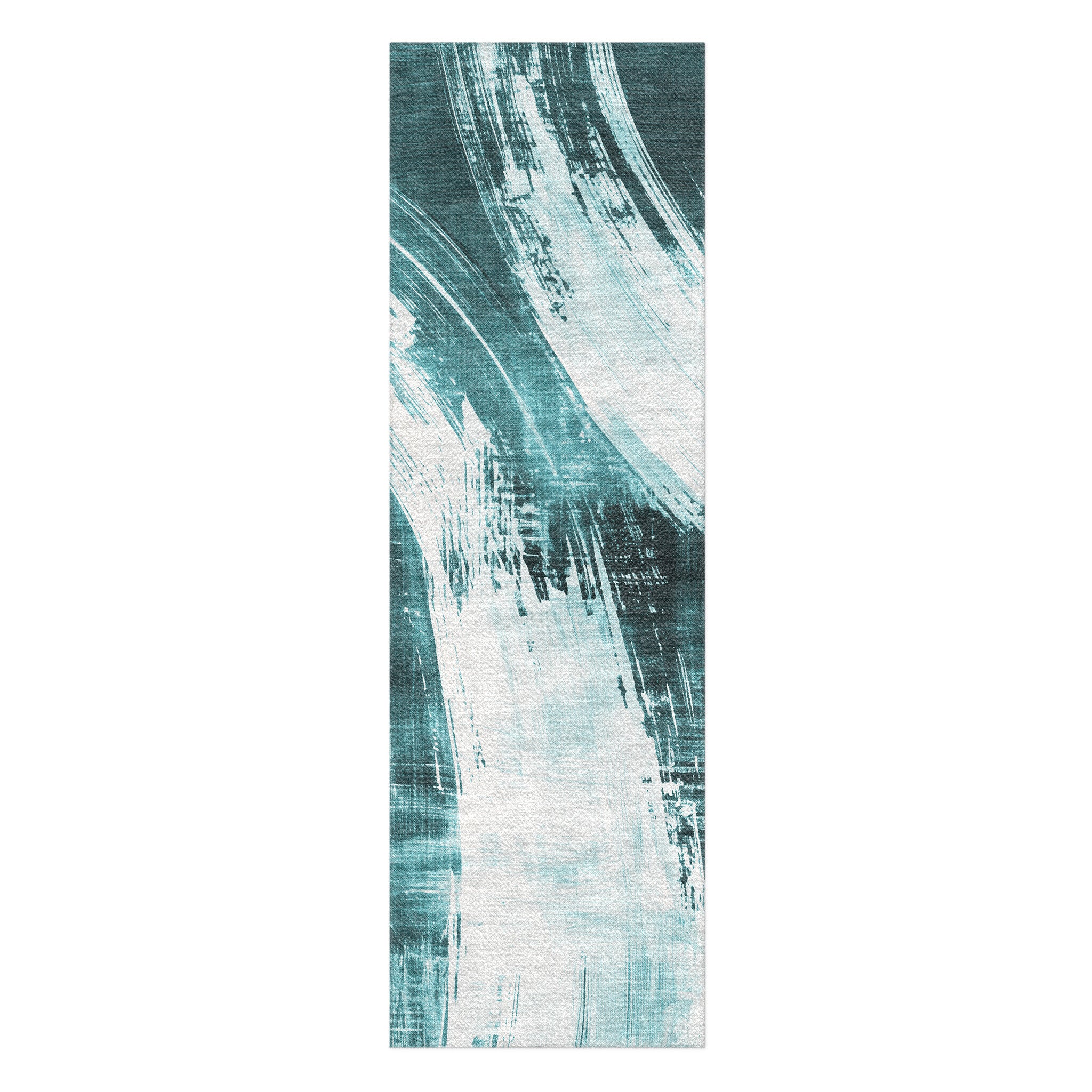 Emil Deep Teal in 2.5' x 8' Runner Size