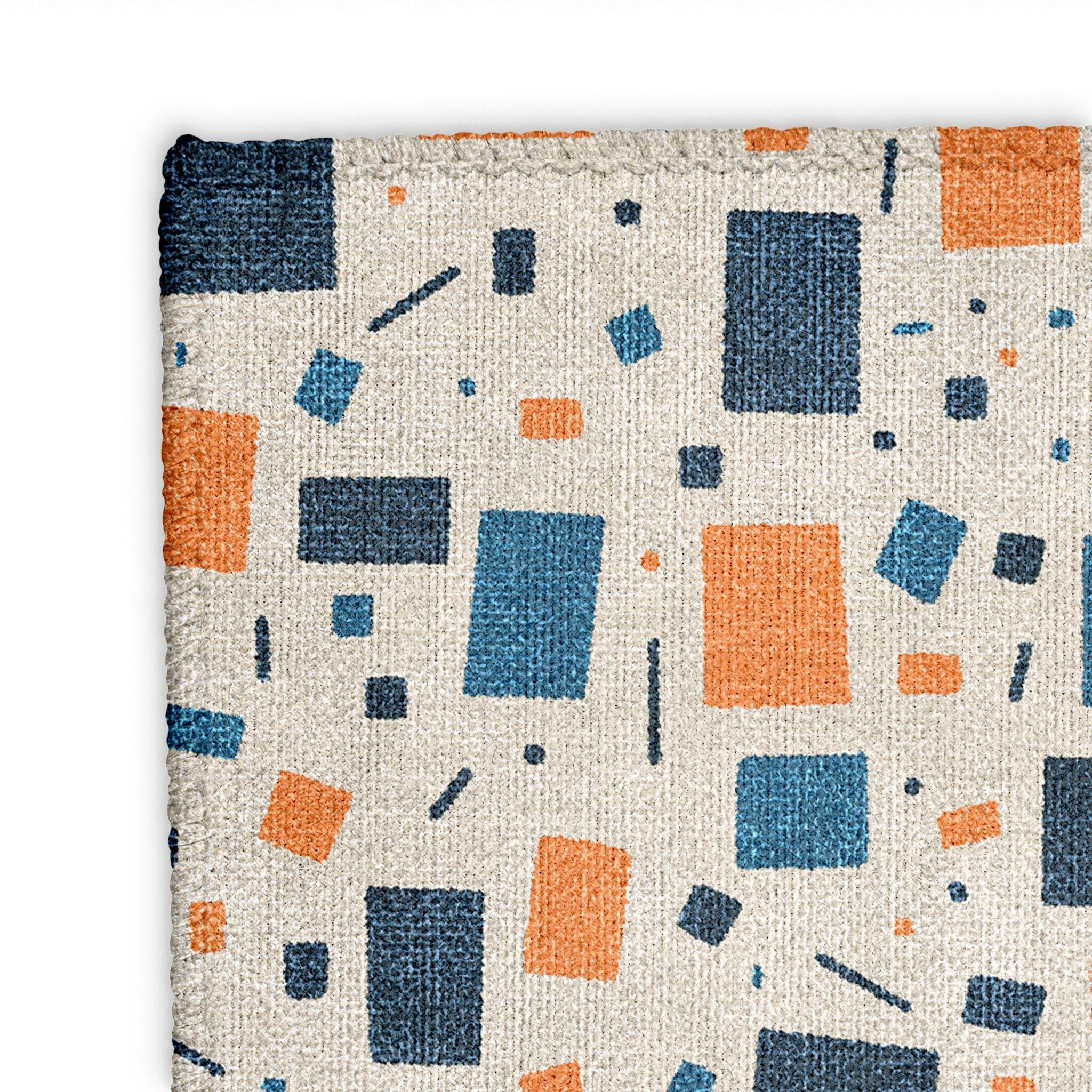 Geometric Confetti Orange Mockup Square Detail