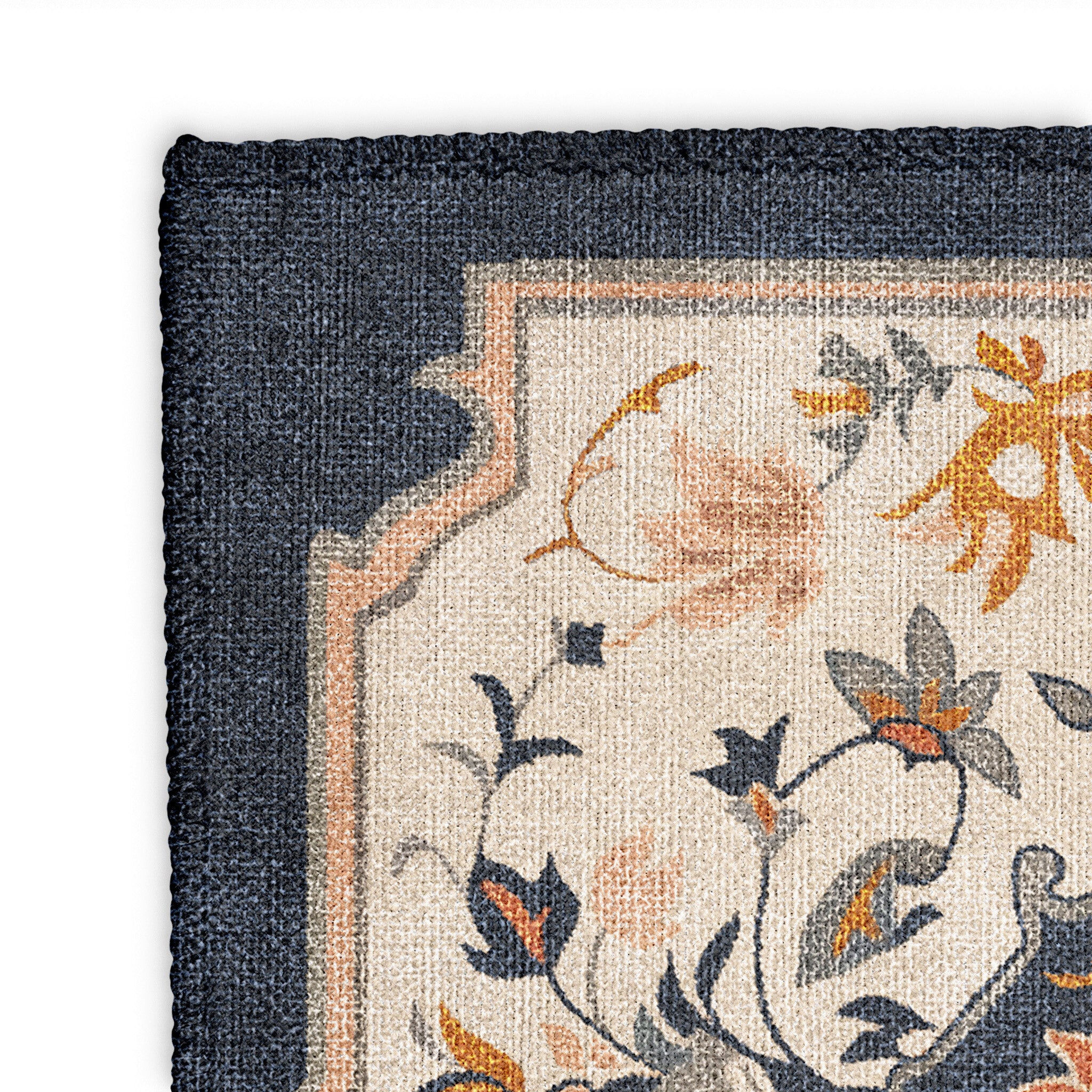 Louanne Navy & Orange Mockup Square Detail