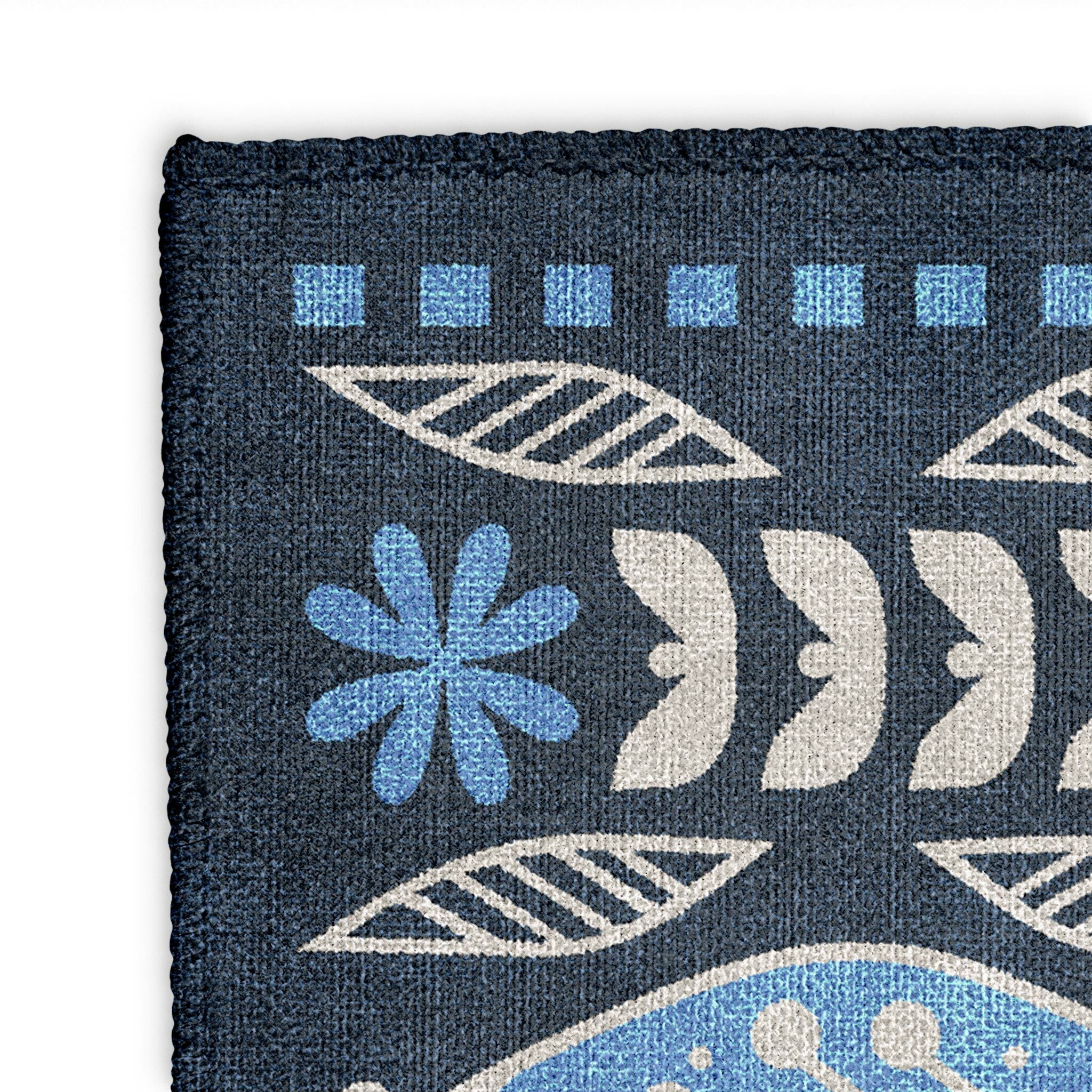 Topanga Navy & Columbia Mockup Square Detail