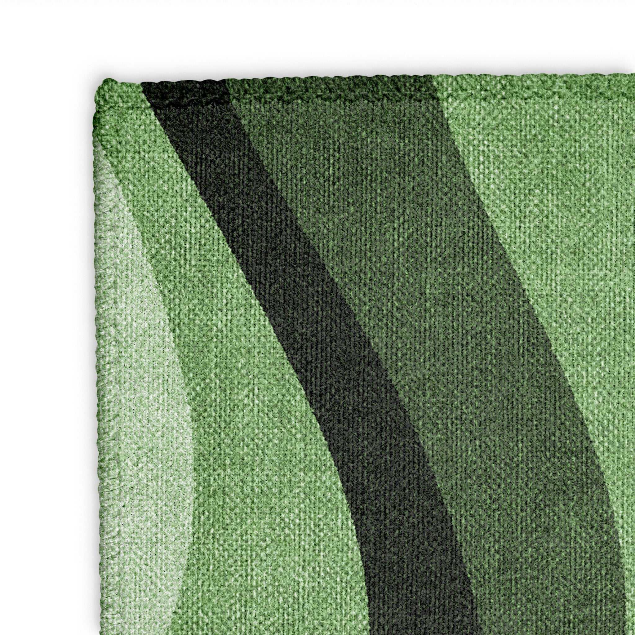 Sinuous Green Monochrome Mockup Square Detail