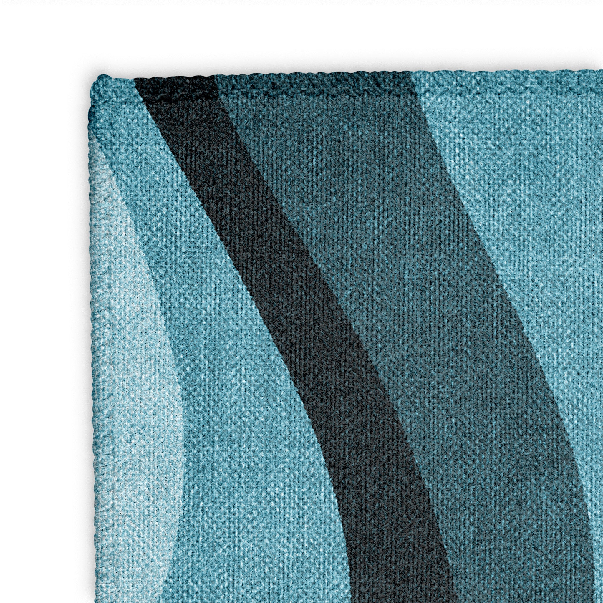 Sinuous Teal Monochrome Mockup Square Detail