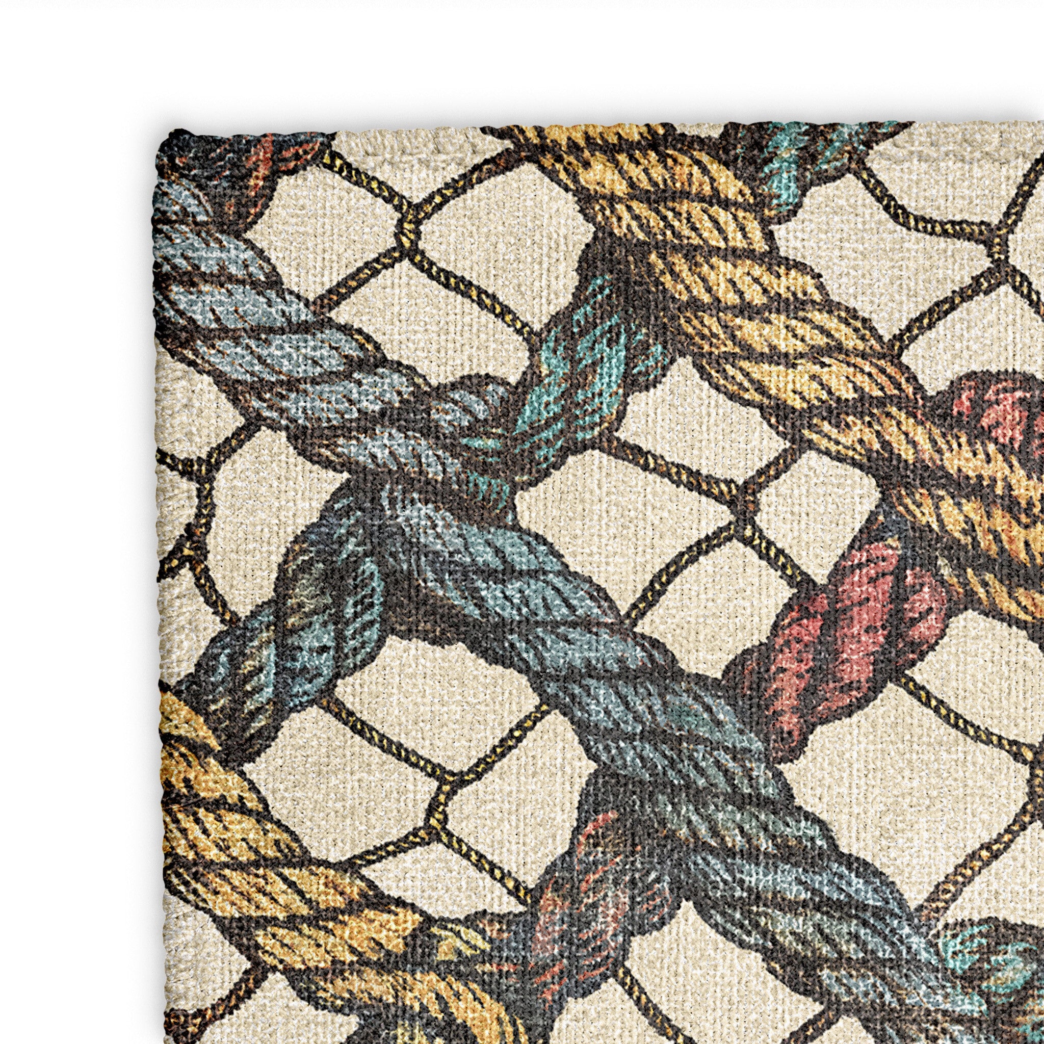 Naval Rope Multicolor Mockup Square Detail