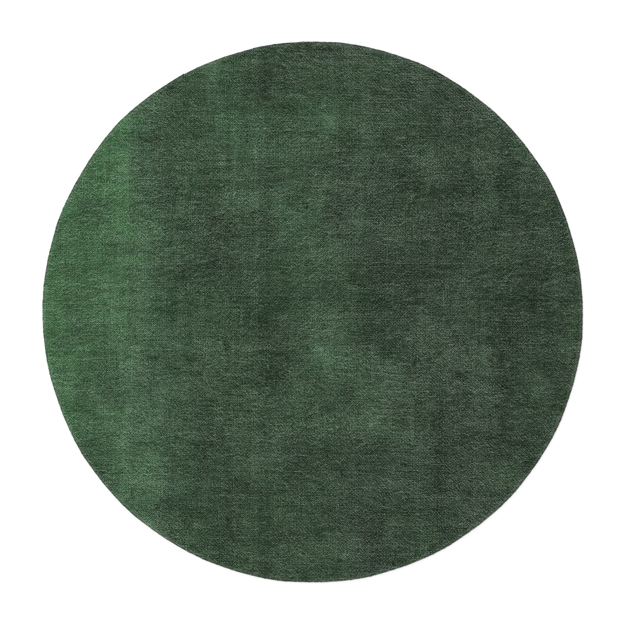 Keanu Watercolor Dark Green Ombre in round-5ft Size