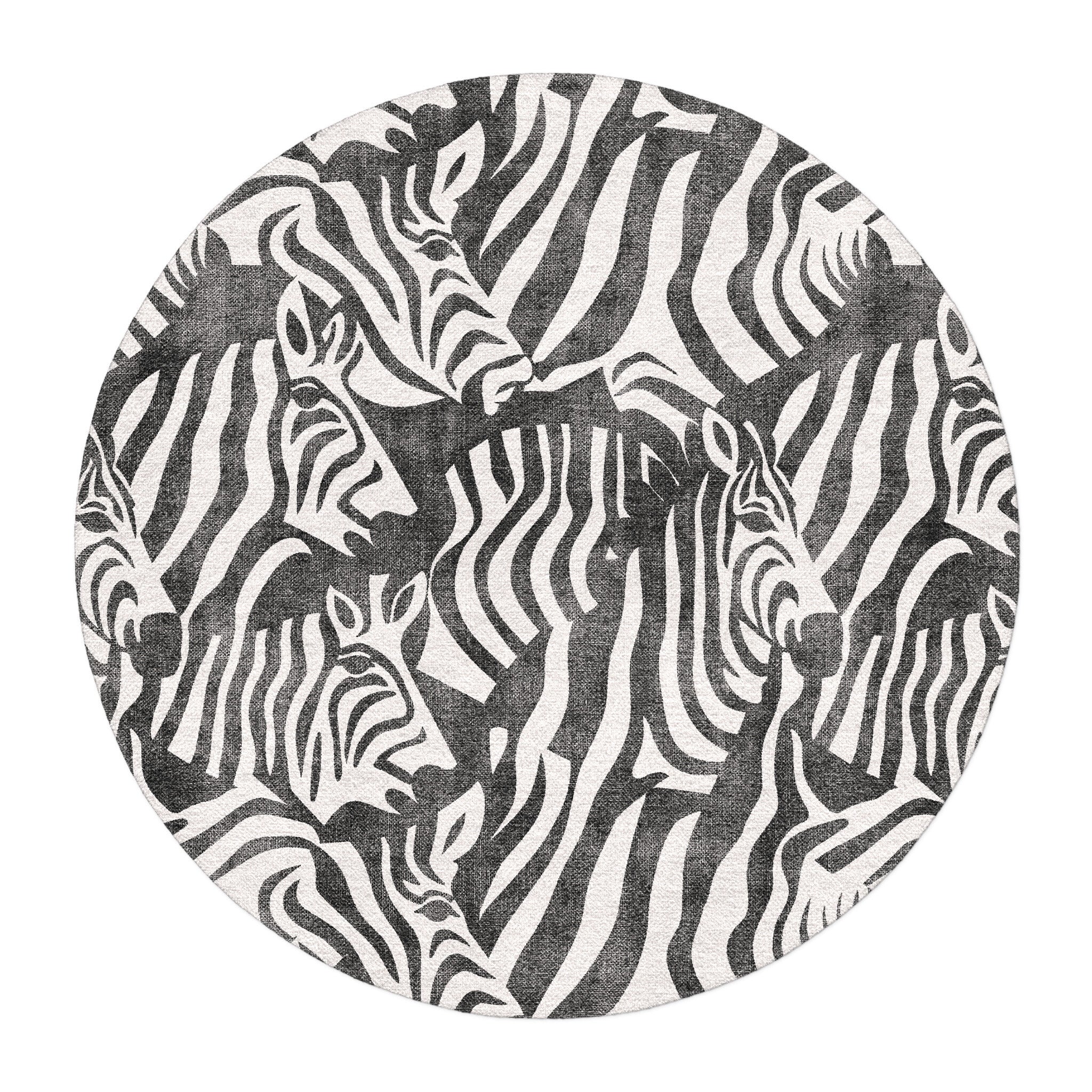 Dazzle of Zebras in 5' Round Size