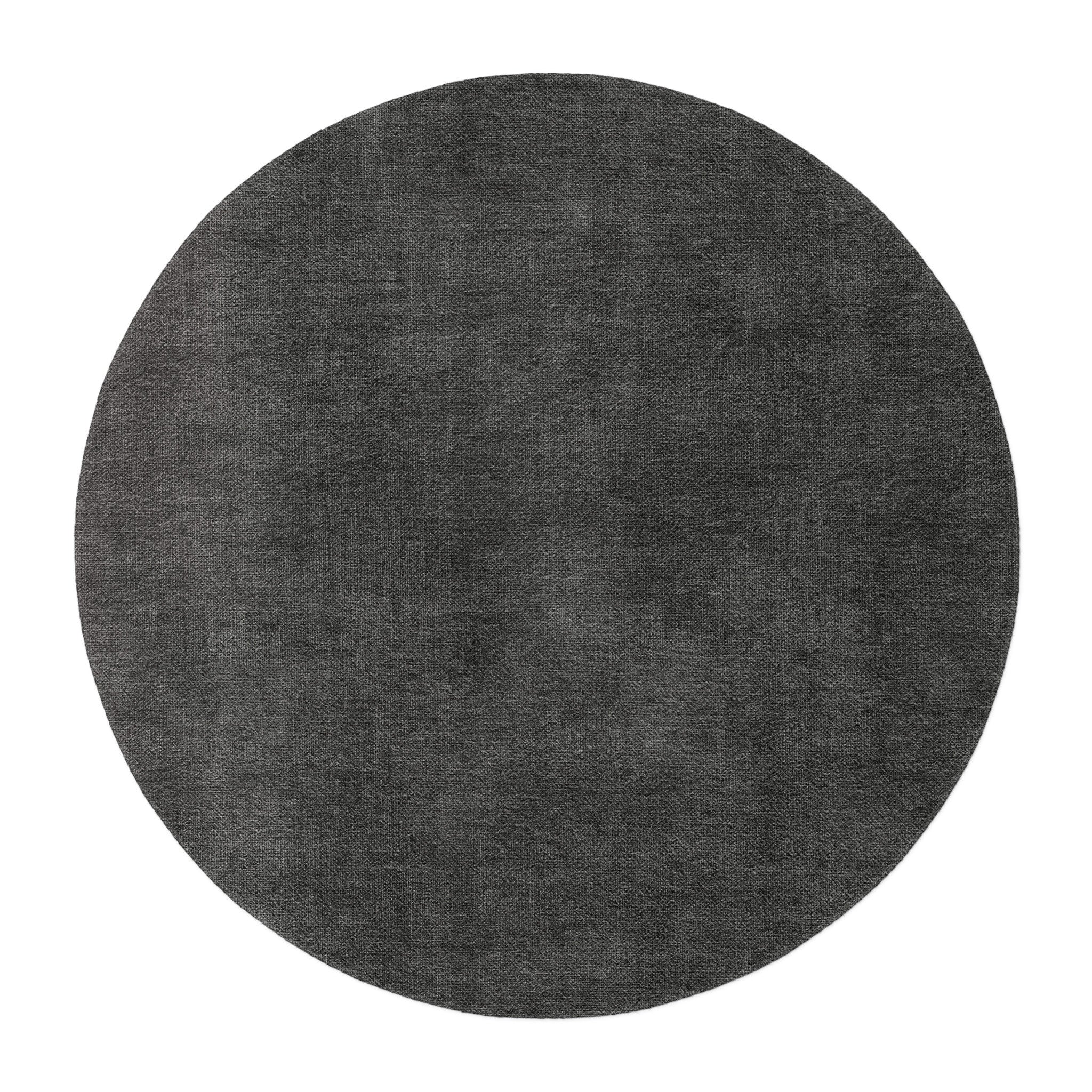 Keanu Watercolor Charcoal Grey Ombre in round-5ft Size