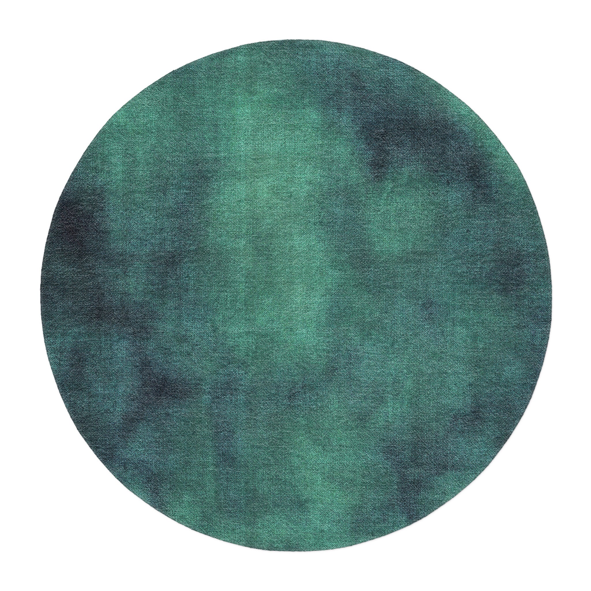 Andromeda Watercolor Teal in 5' Round Size