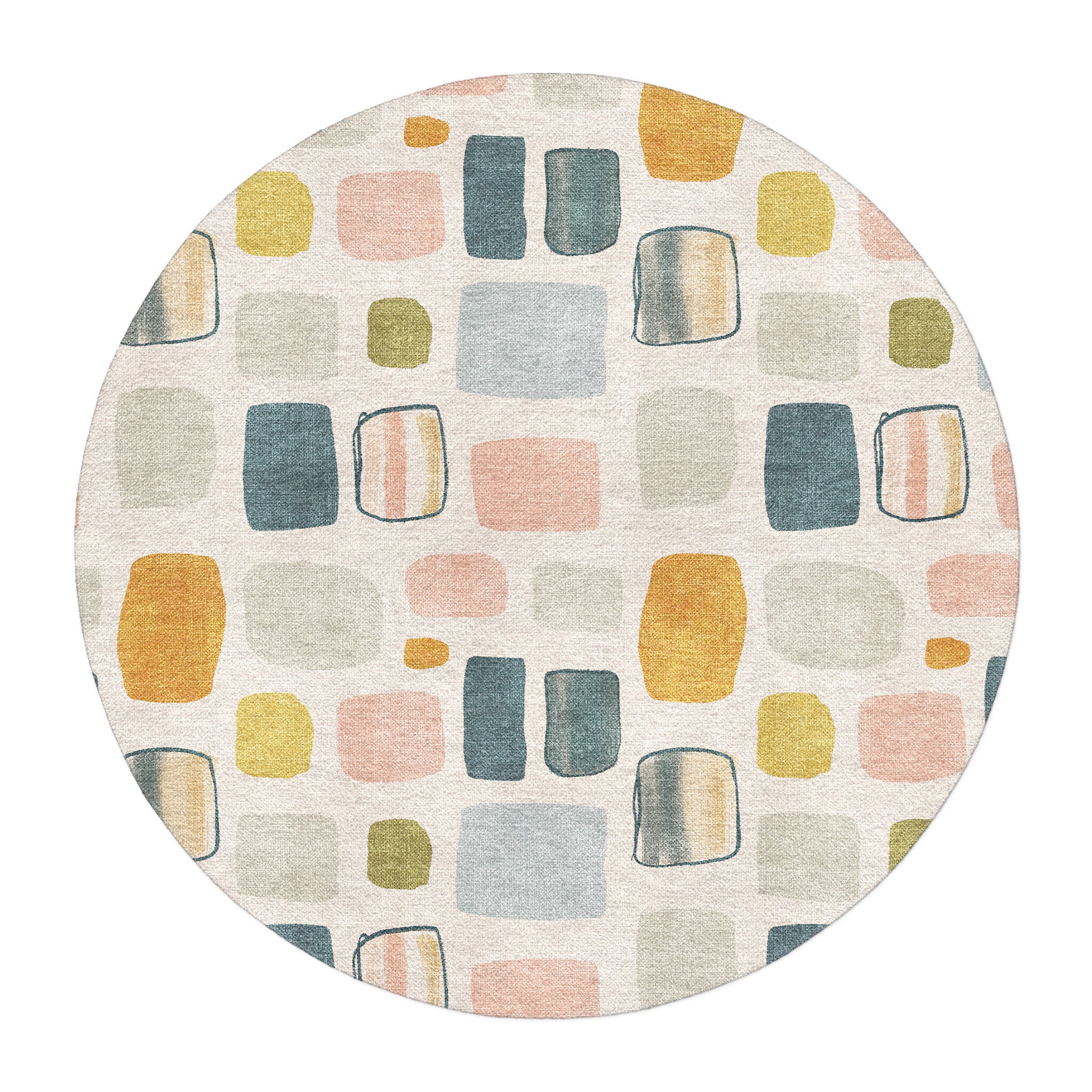 Calliope Ivory Multicolor in 5' Round Size