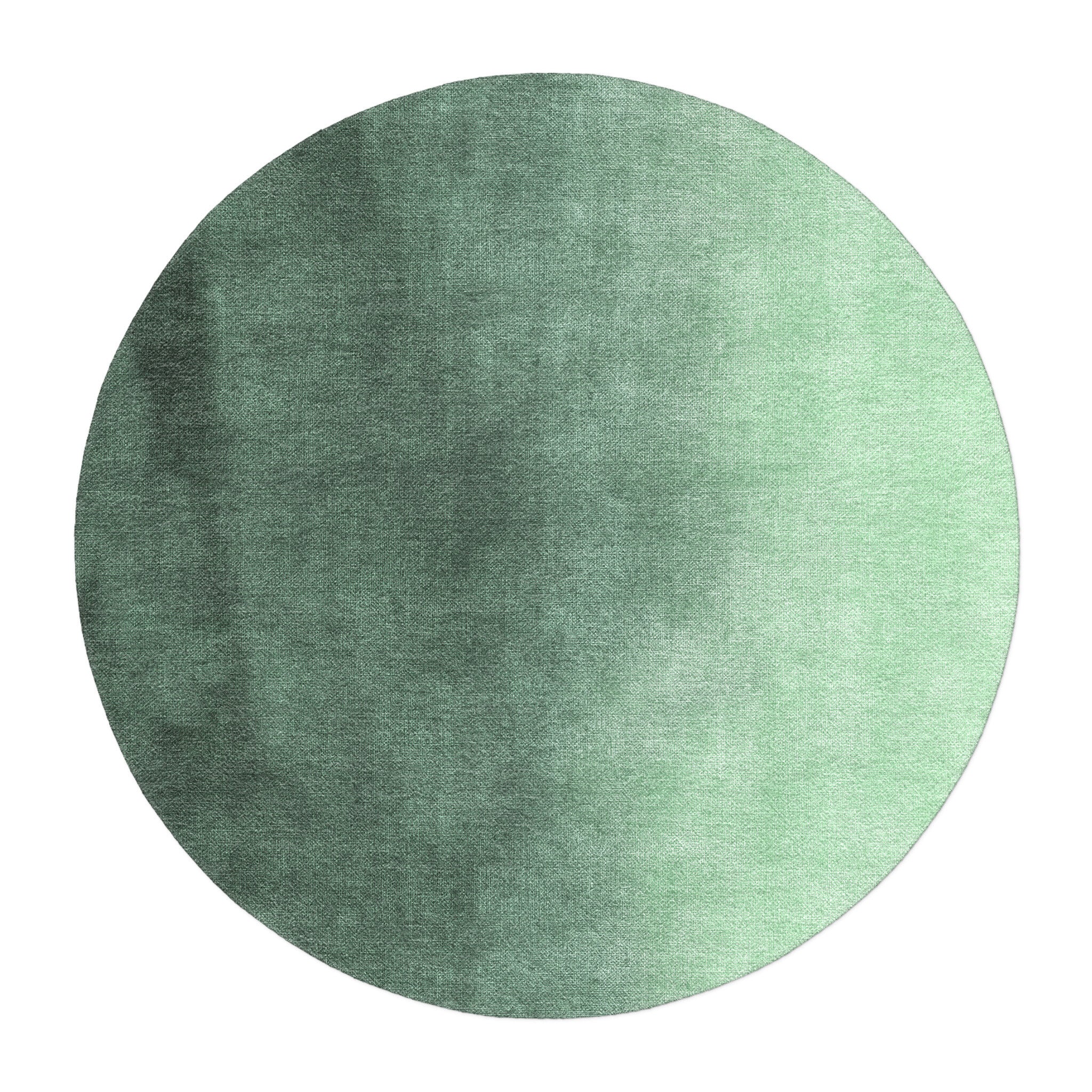 Kieran Watercolor Green Ombre in round-5ft Size