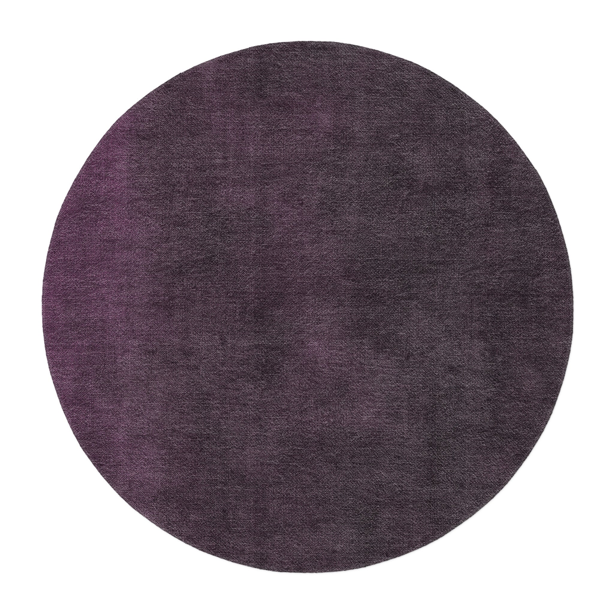 Keanu Watercolor Deep Purple Ombre in round-5ft Size