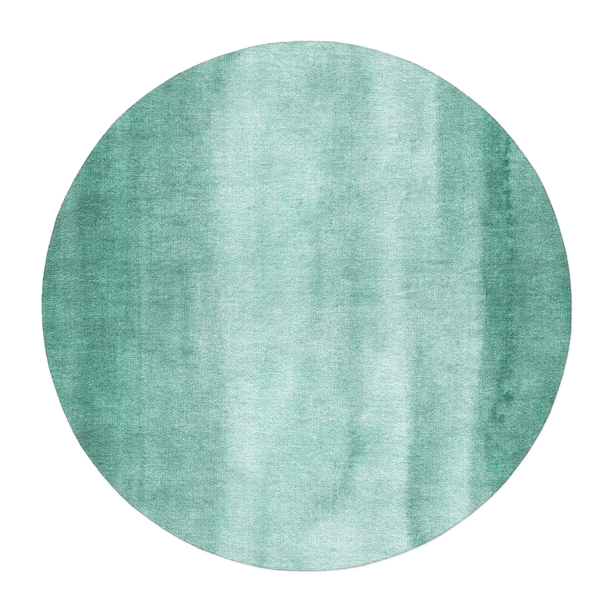 Jacinda Watercolor Teal Ombre in round-5ft Size