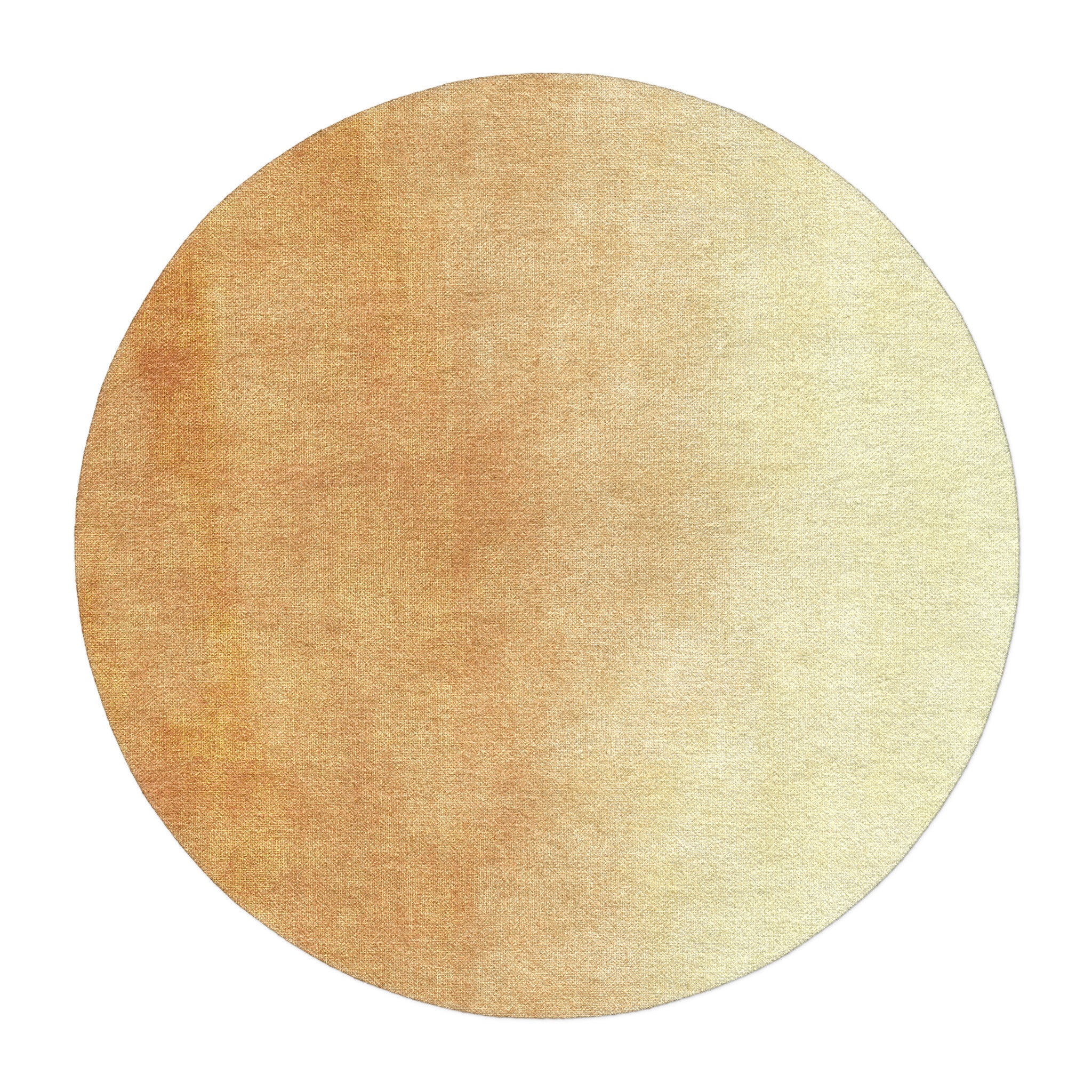 Kieran Watercolor Goldenrod Ombre in round-5ft Size