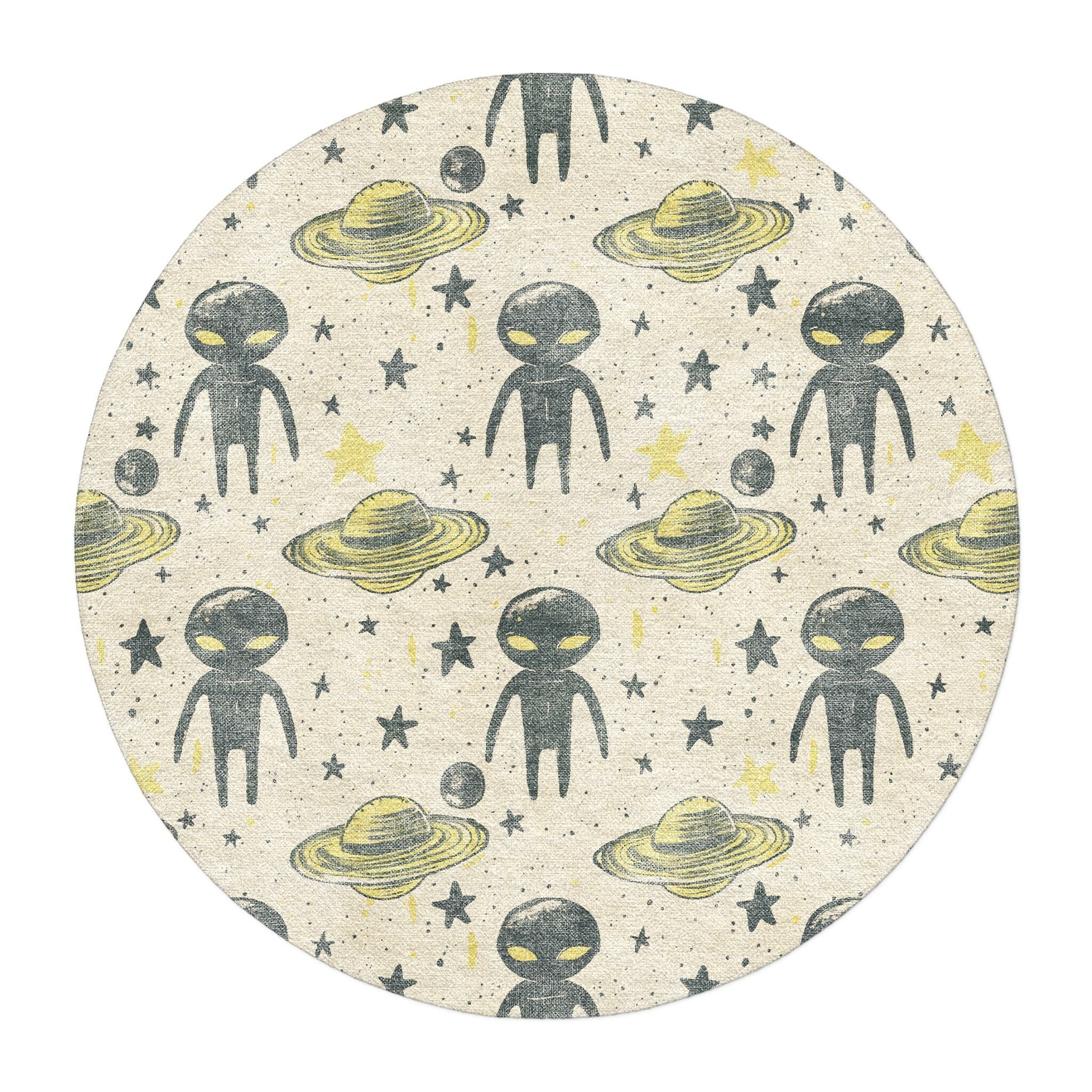 Space Aliens in 5' Round Size