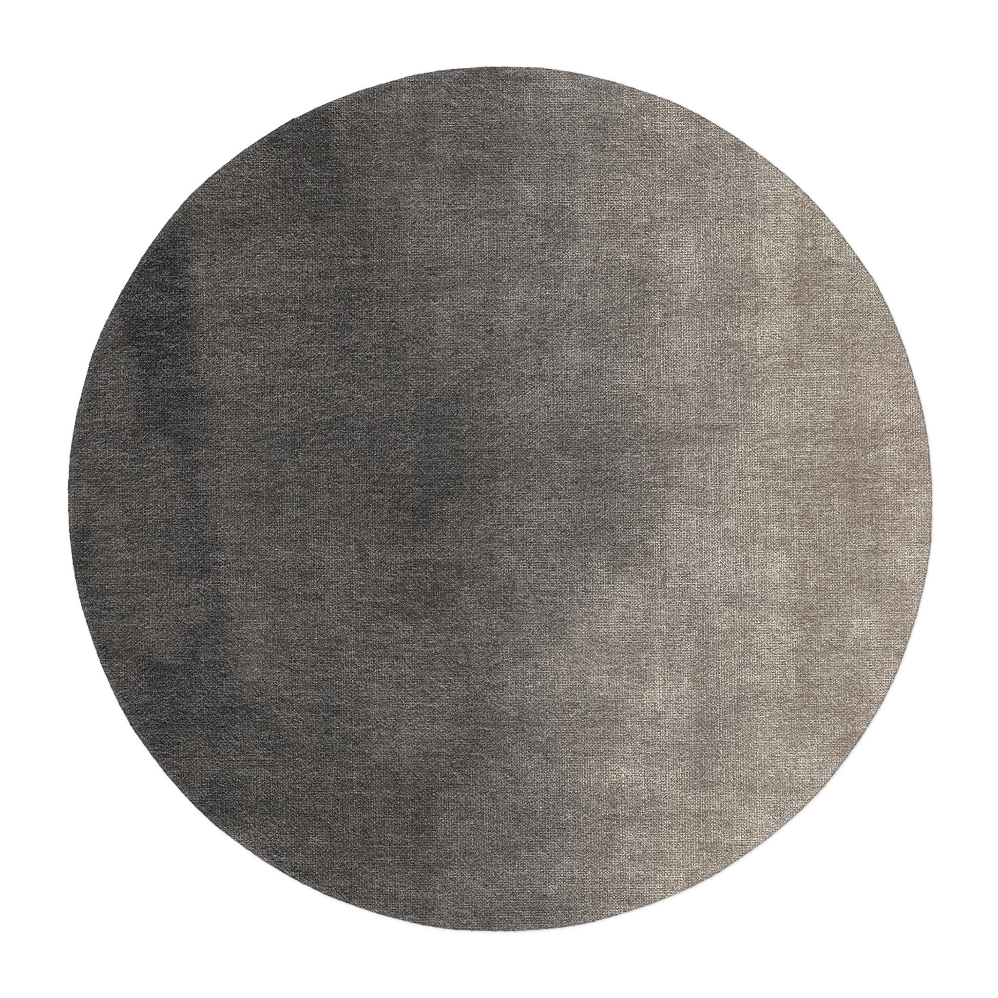 Kieran Watercolor Greige Ombre in round-5ft Size