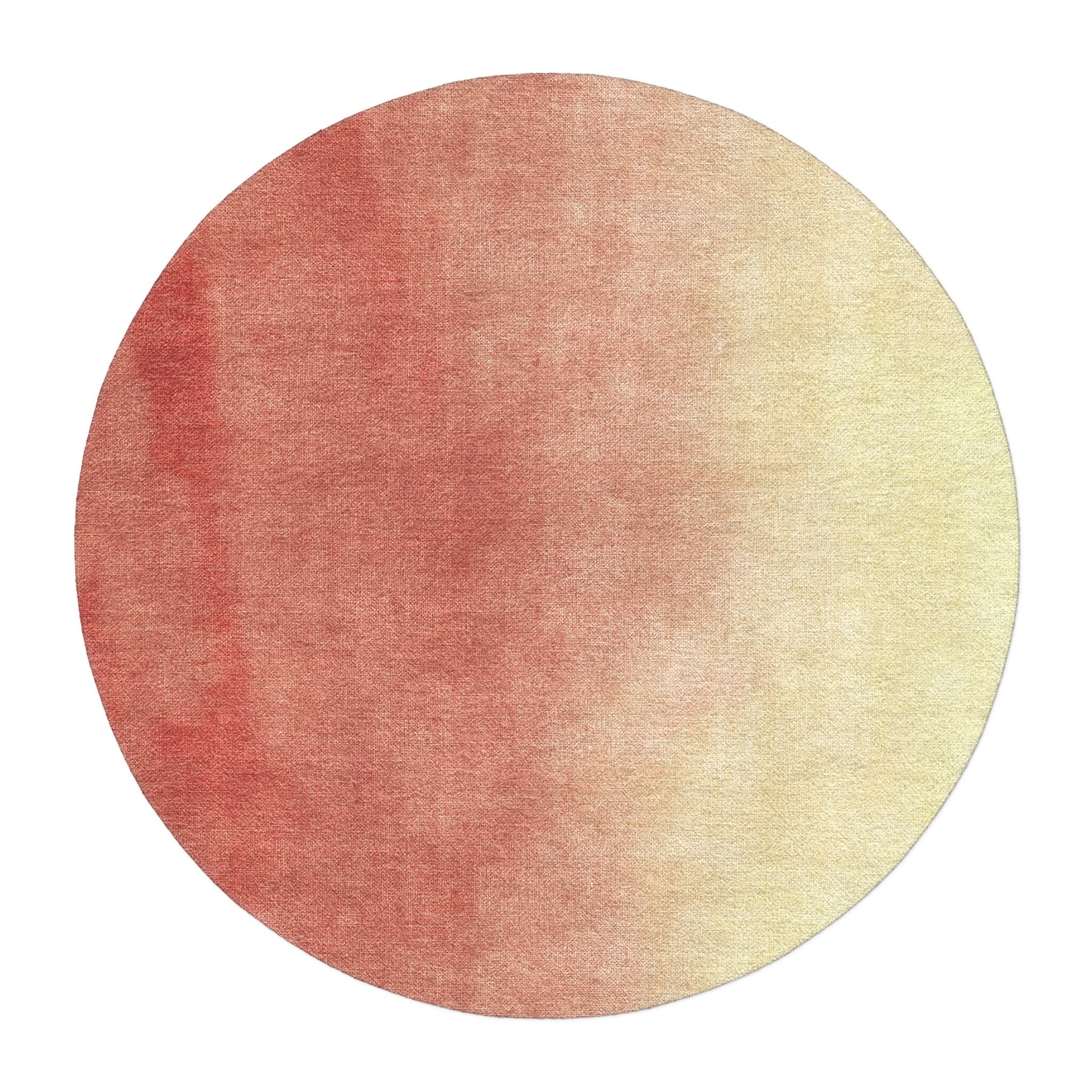 Kieran Watercolor Peach Ombre in round-5ft Size