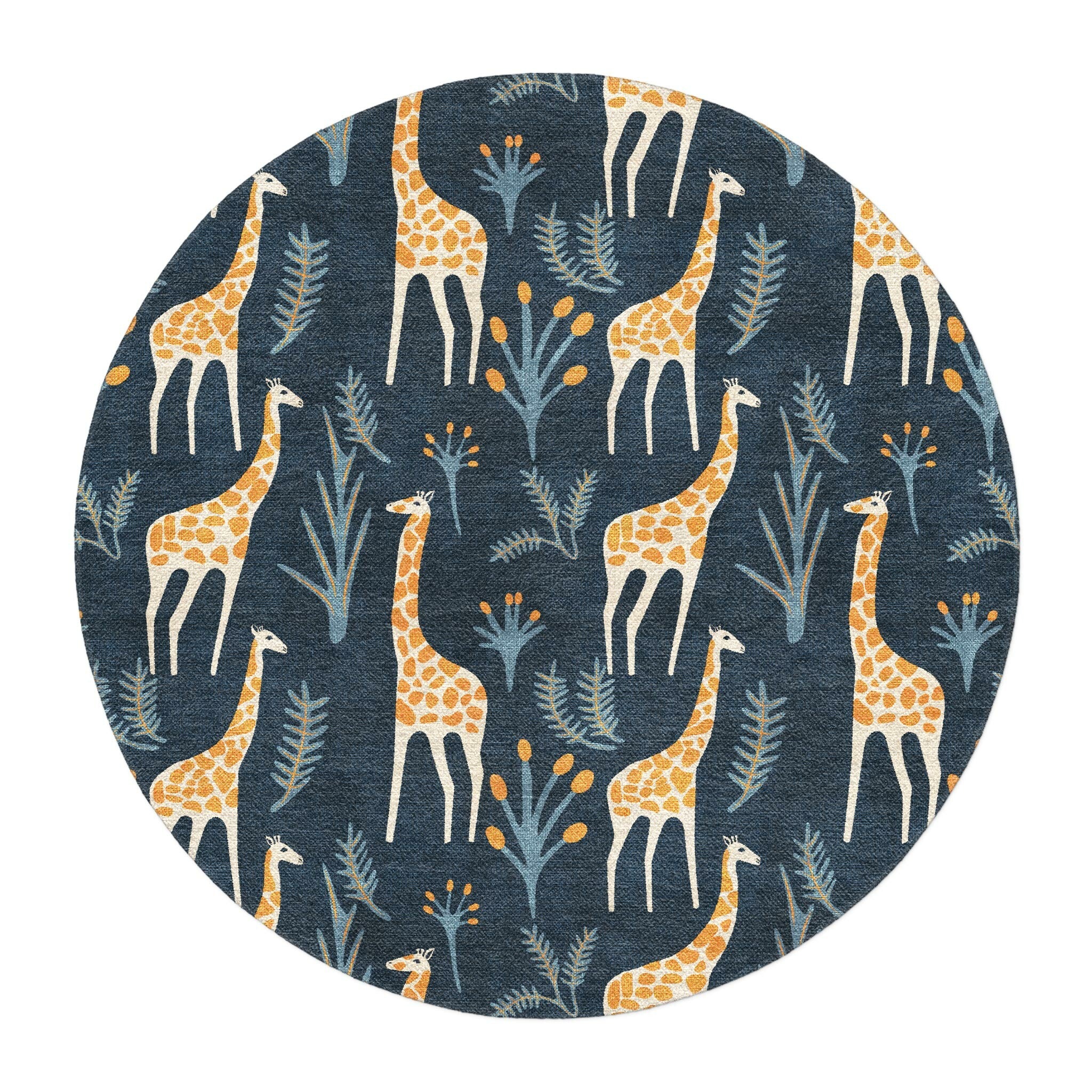 Safari Giraffes in 5' Round Size